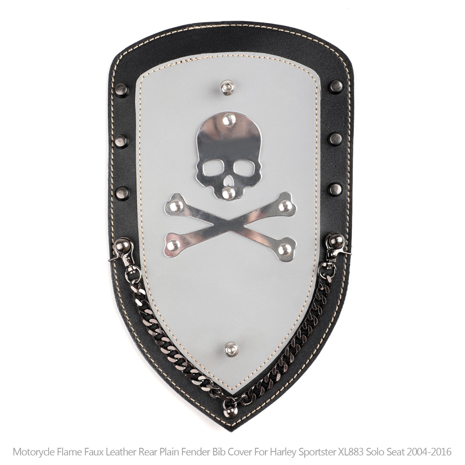 Motorsykkel skinn vanlig fender smekke for Harley Sportster XL883 Solosete 04-16 generisk