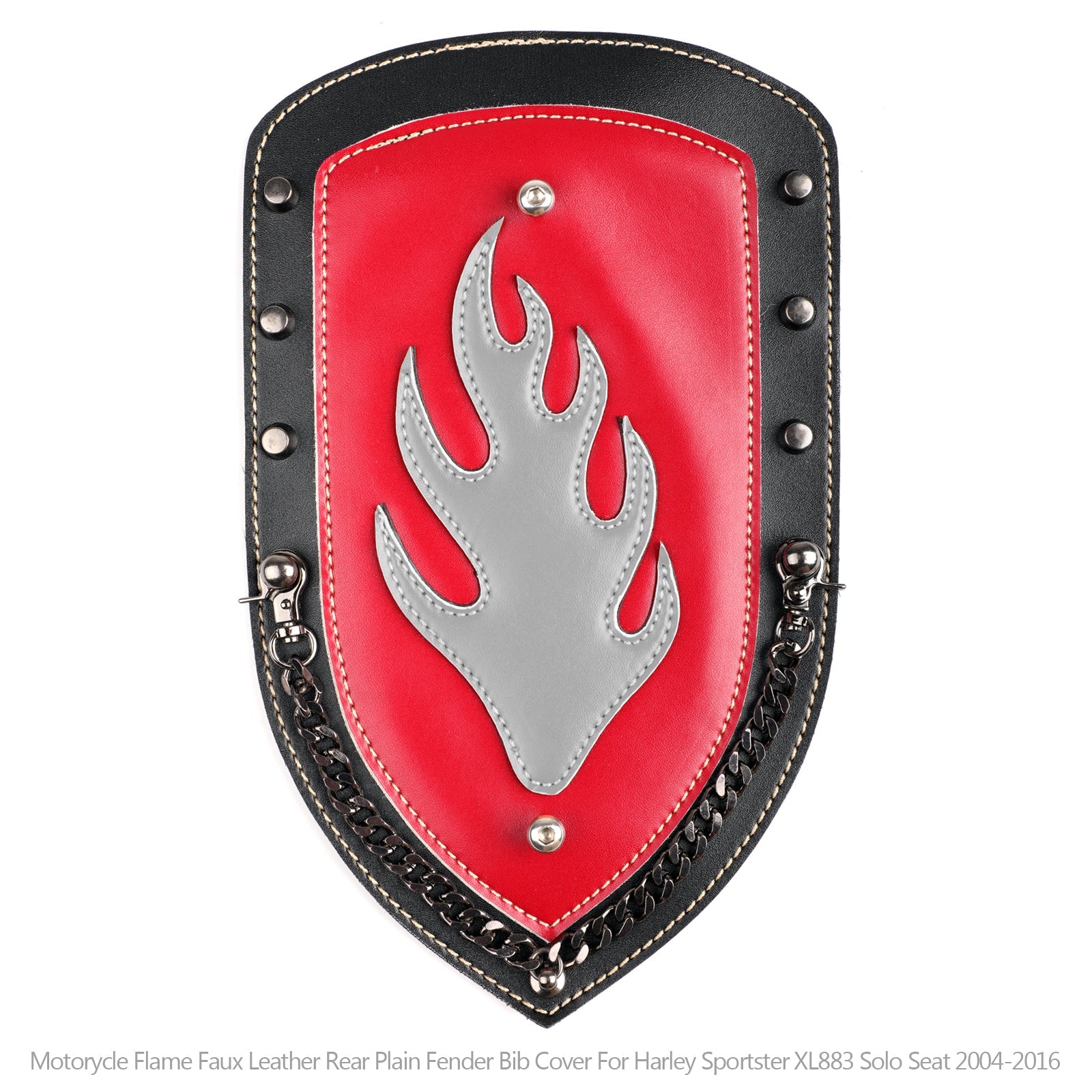Motorsykkel skinn vanlig fender smekke for Harley Sportster XL883 Solosete 04-16 generisk