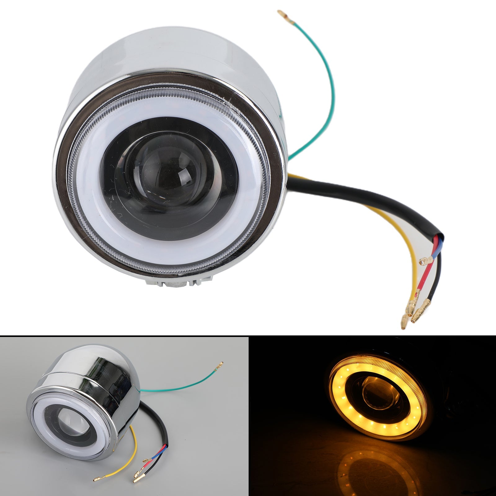 4.3"Motorcykelstrålkastare U5 12V LED Dimstrålkastare Generisk