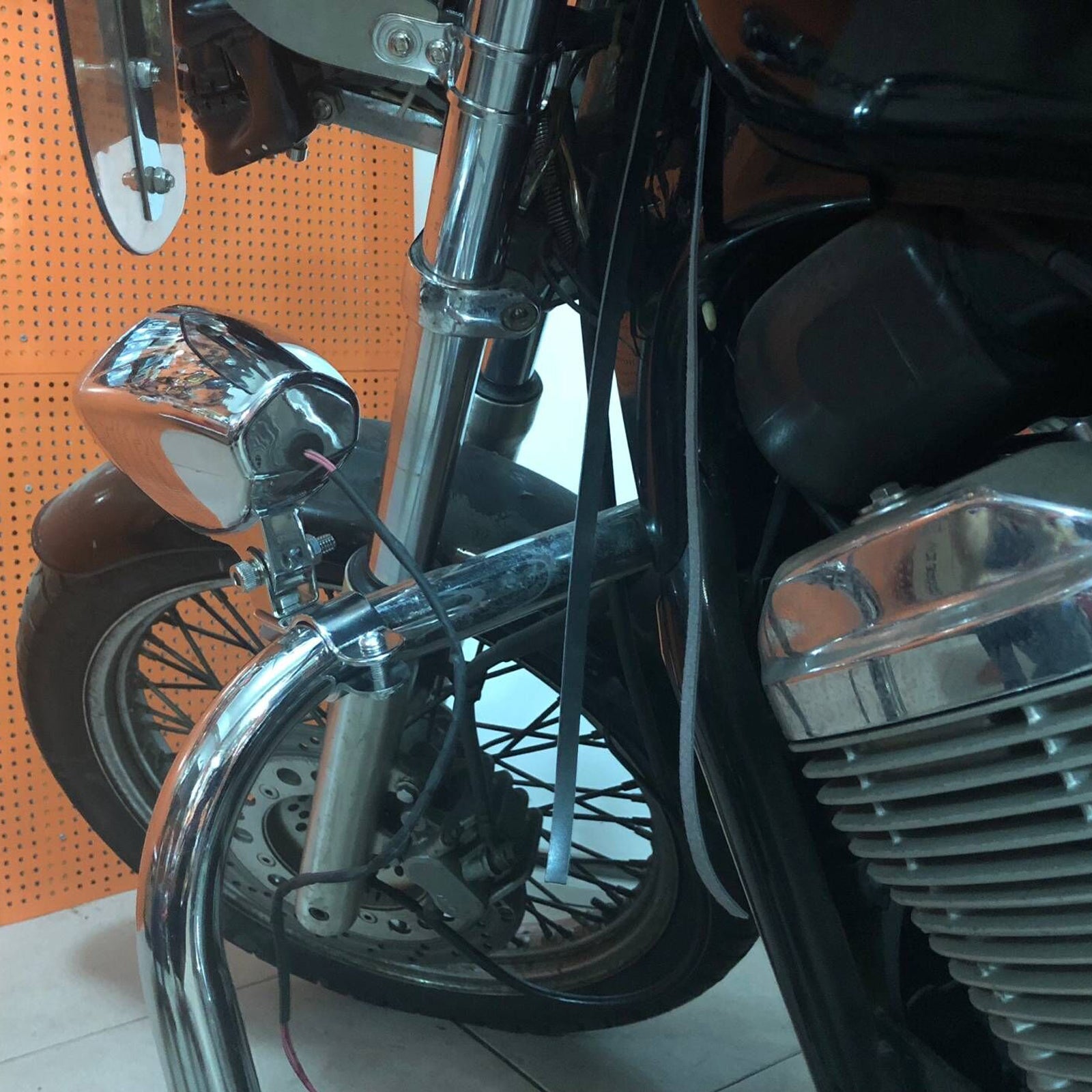 30-35 mm verstelbare motorfiets Bull Bar licht mistlamp beugel klem algemeen