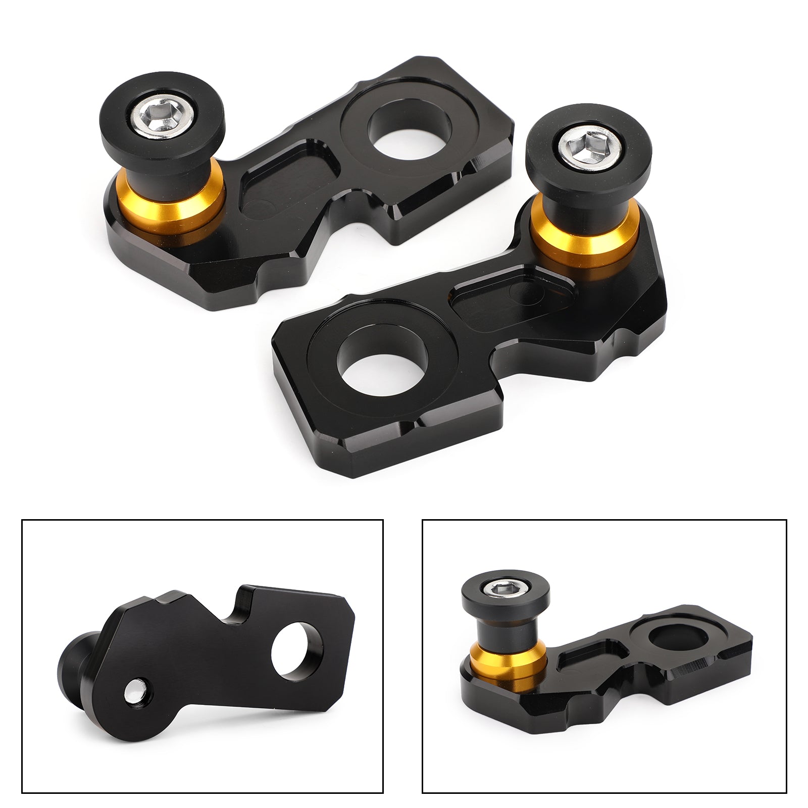 Bloque ajustador de cadena CNC con carrete de soporte para Honda CB650F CBR650F 2014-2018 genérico