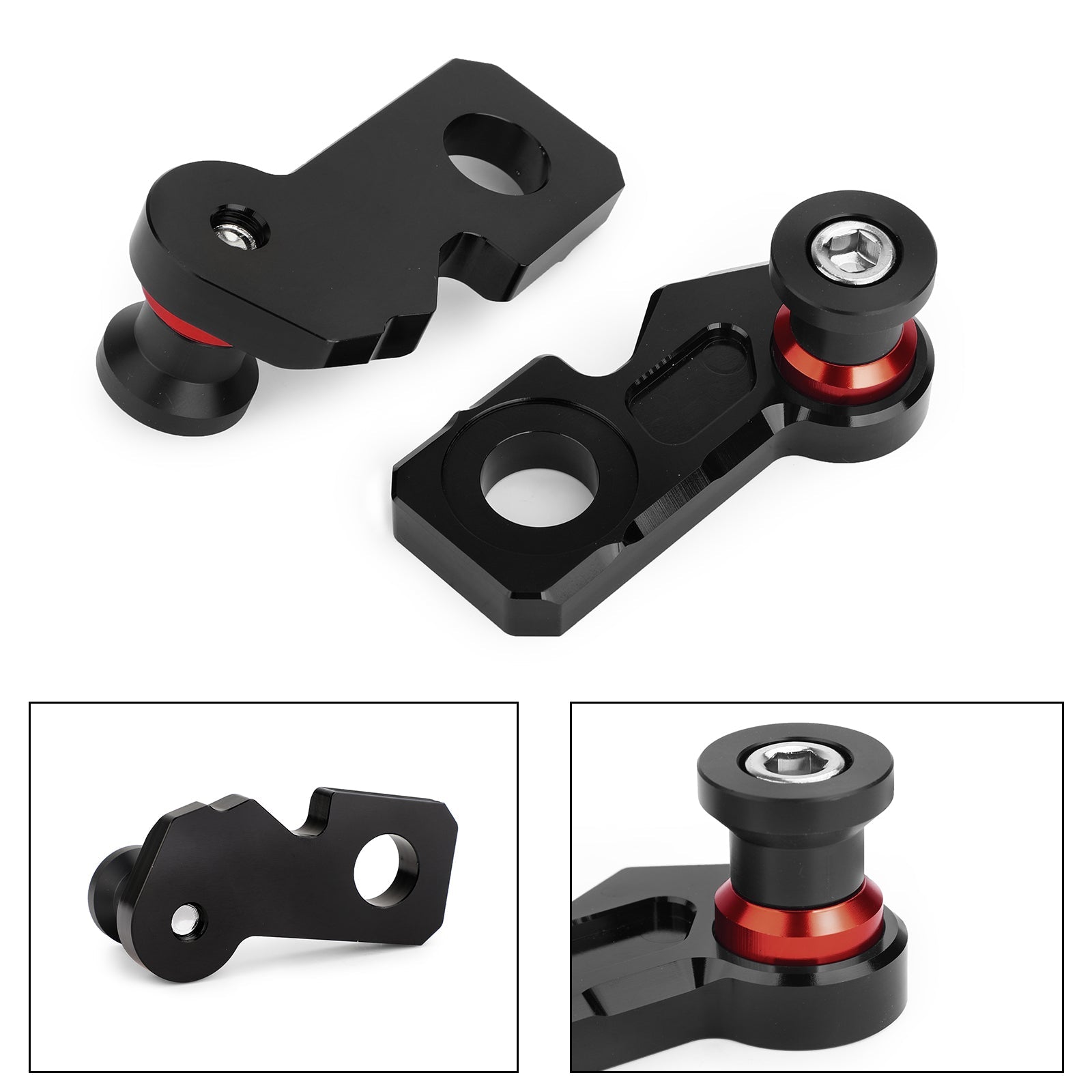 Bloque ajustador de cadena CNC con carrete de soporte para Honda CB650F CBR650F 2014-2018 genérico