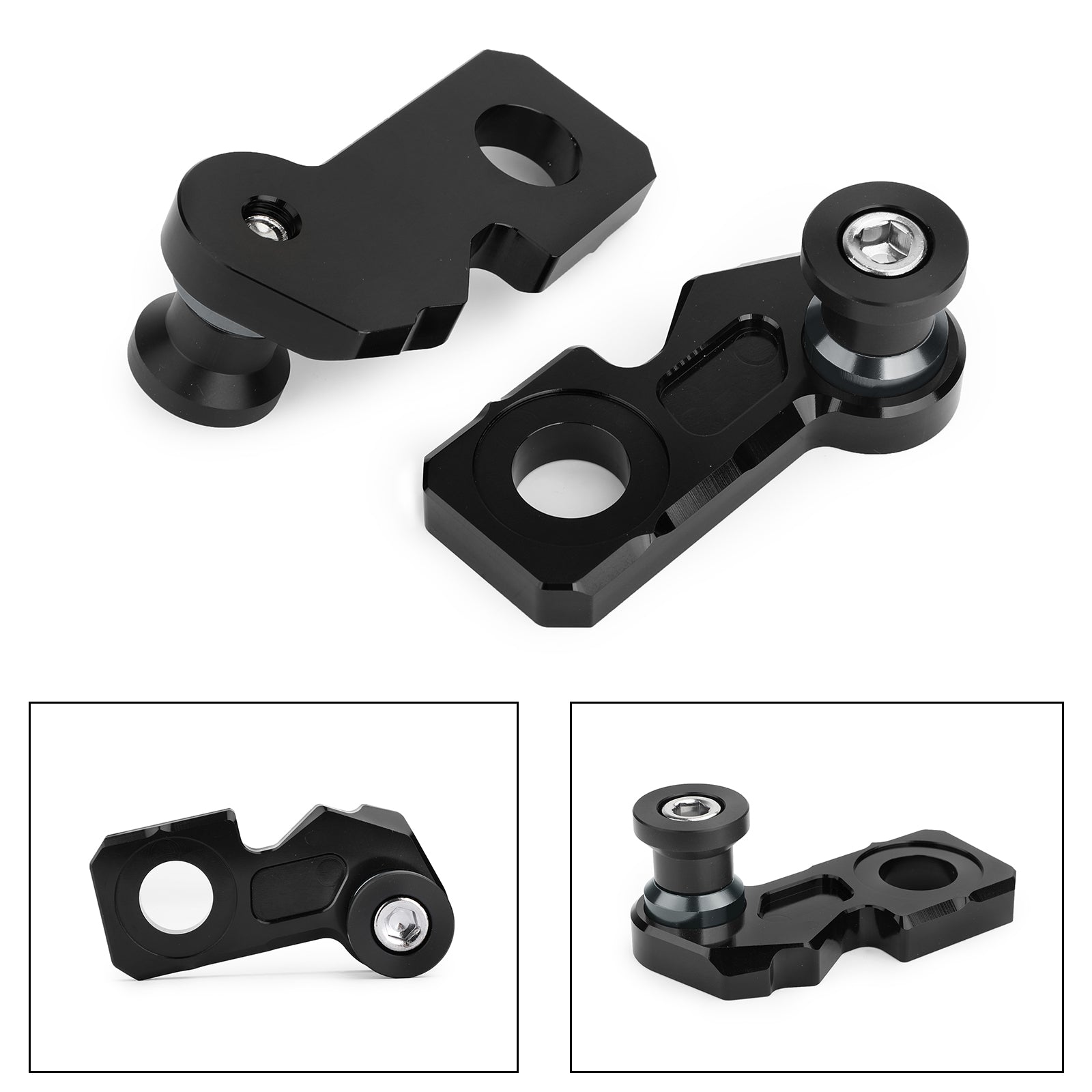 Bloque ajustador de cadena CNC con carrete de soporte para Honda CB650F CBR650F 2014-2018 genérico