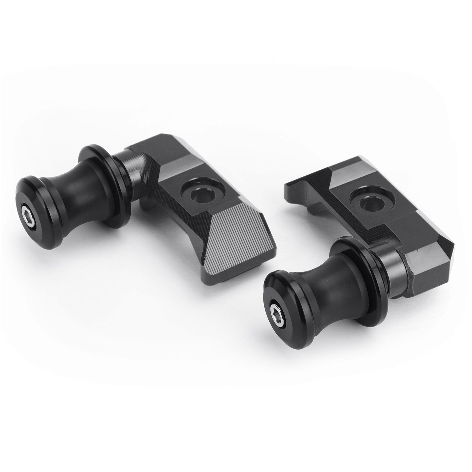CNC-kedjan justeringsblock w/Swingarm Spools Slider för Yamaha MT-07 FZ-07 14-18 Generisk