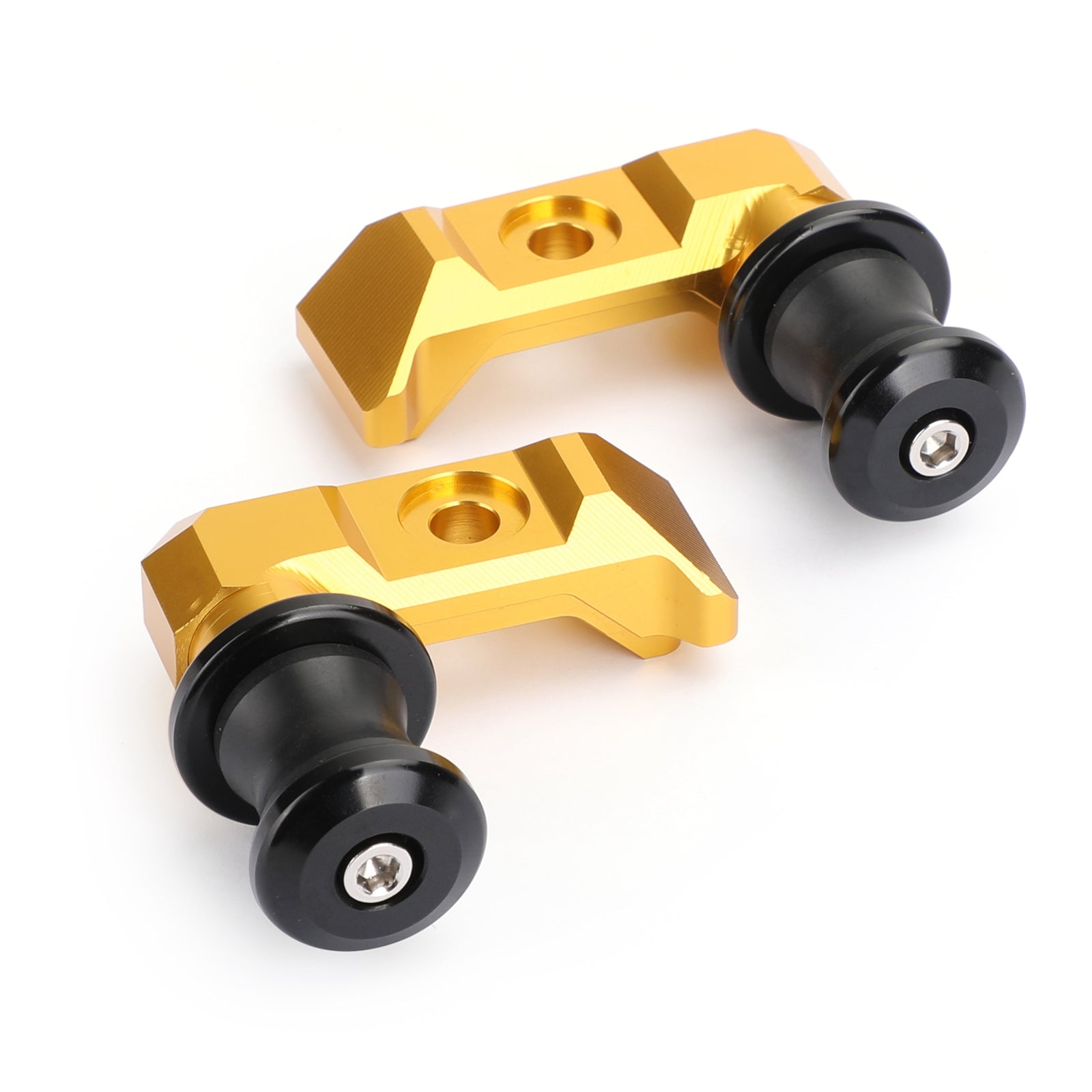 CNC-kedjan justeringsblock w/Swingarm Spools Slider för Yamaha MT-07 FZ-07 14-18 Generisk