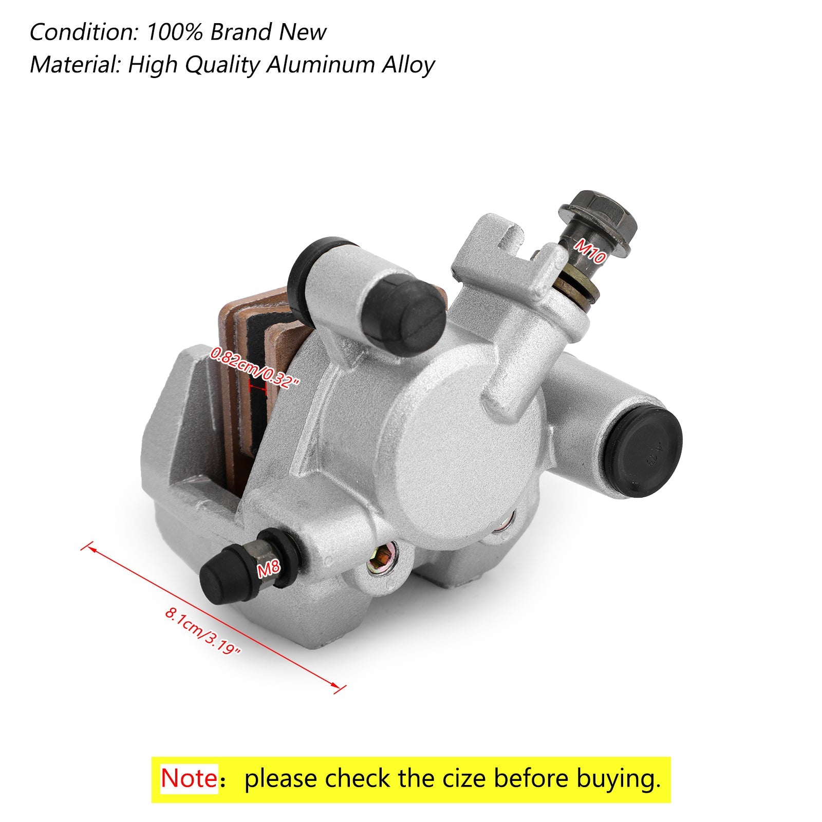 L&R Remklauwset voor Yamaha YFM 600 F/FW/FA Kawasaki KVF 300 360 400 Generiek