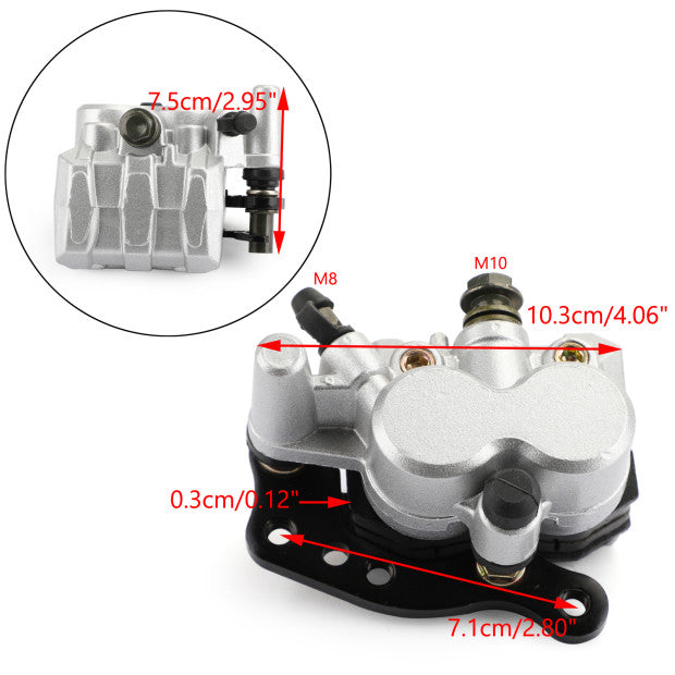 L&R Jeu d'étriers de frein avant 59300-27C20 pour Suzuki RM250 RM125 RMX250 DR350SE (Générique)