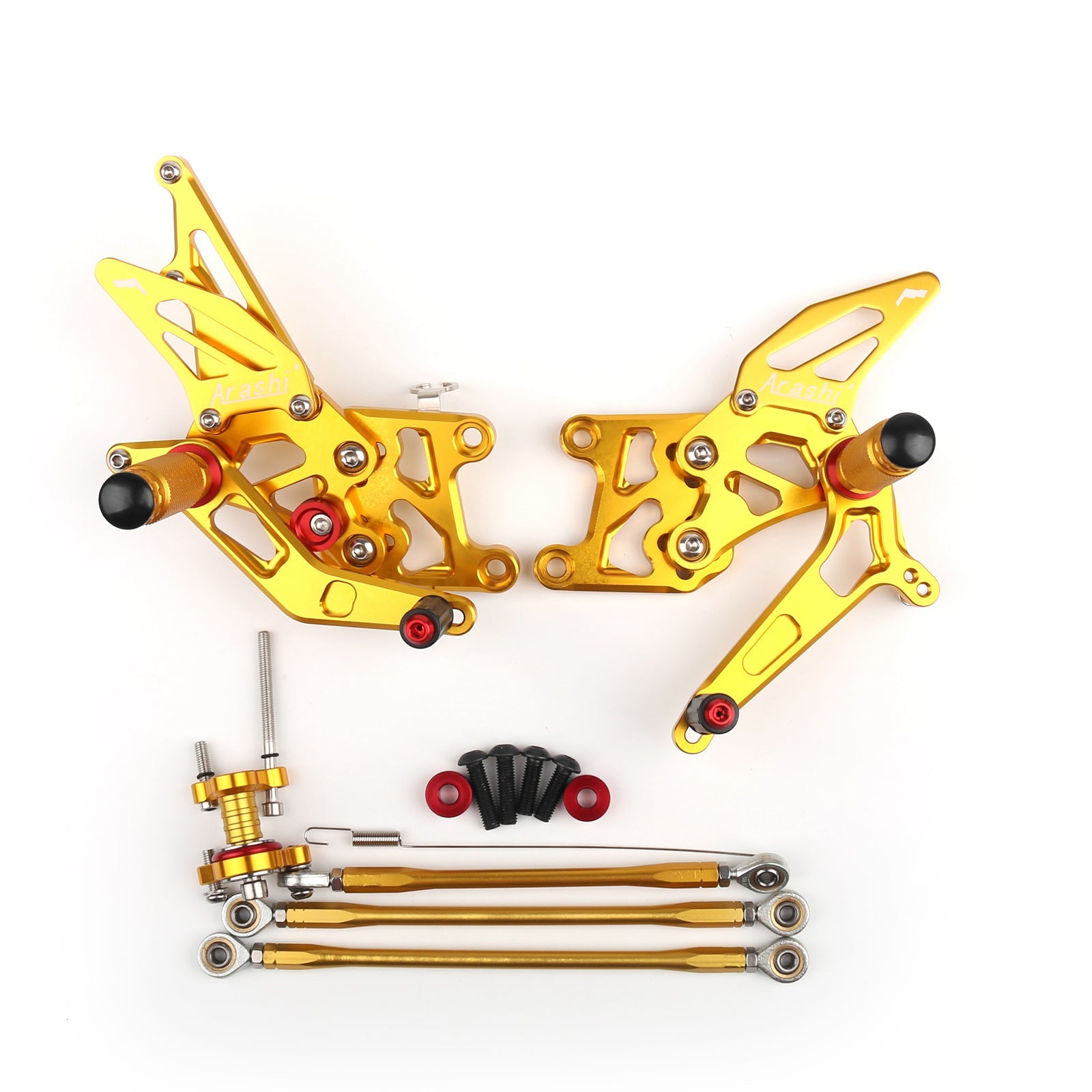 Zadné zadné stopy zadné chodníky nastaviteľné pre Honda CBR 600 RR 2007-2008 Generic