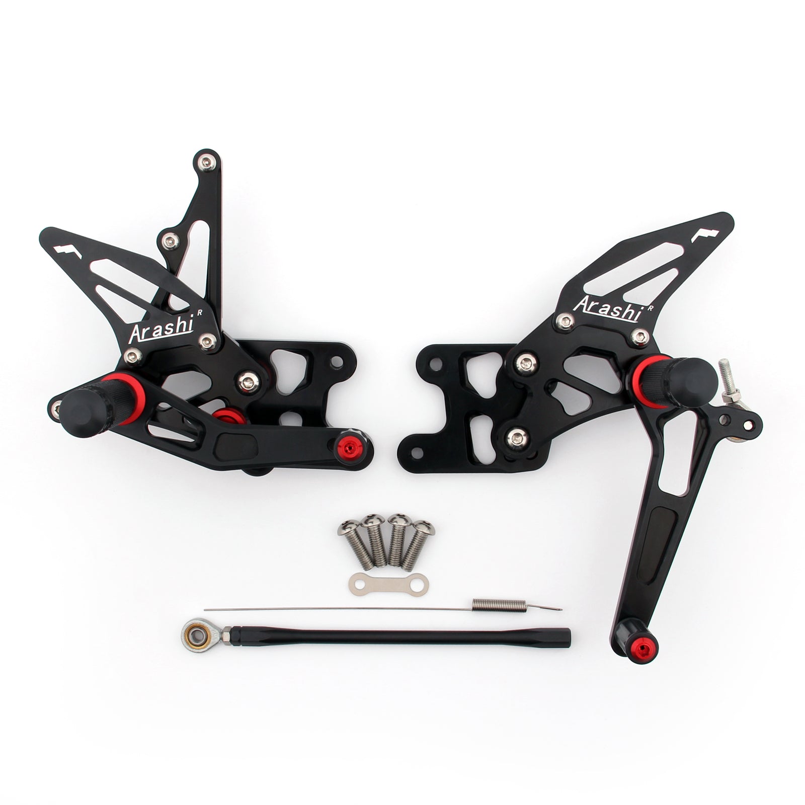 Racing justerbara baksidor fotpinnar för Suzuki GSXR1000 GSX-R1000 2007-2008