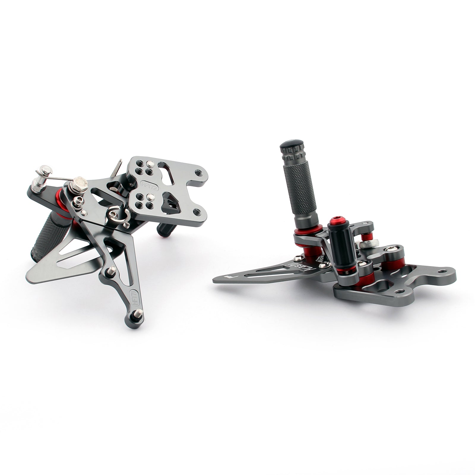 Pretekárske nastaviteľné zadné koše pre nohy pre Suzuki GSXR1000 GSX-R1000 2007-2008