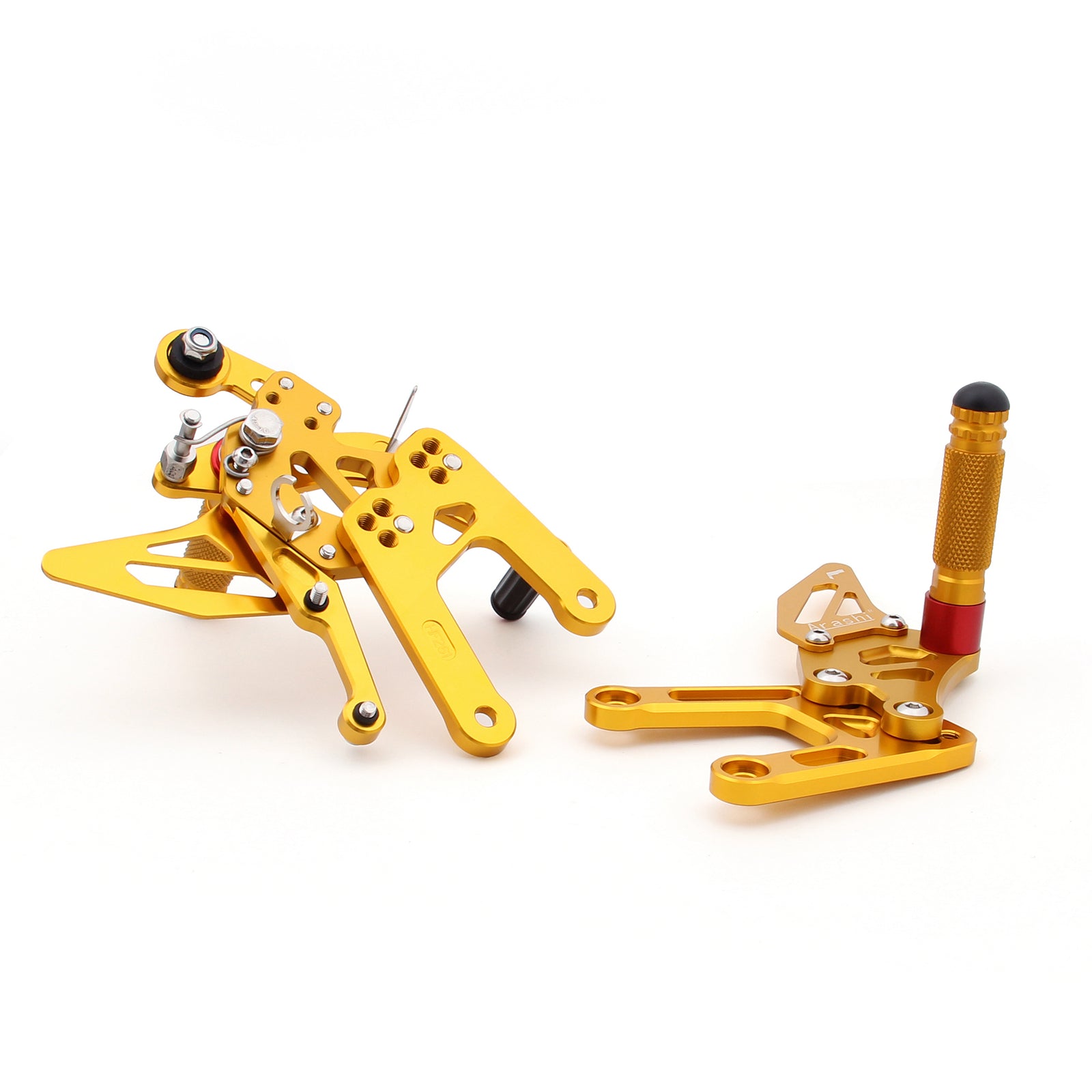 BAKSET Bakre sett Fotpegs justerbar for Yamaha YZF 600 R6 2006-2011 Generisk