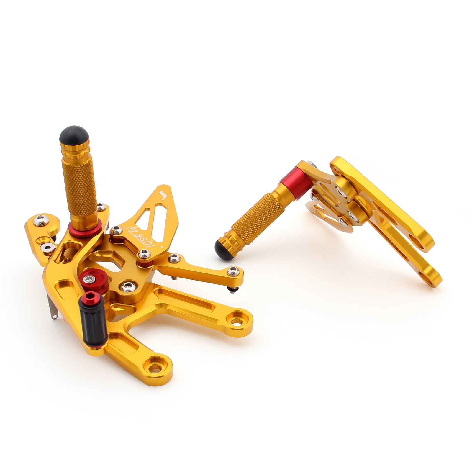 BAKSET Bakre sett Fotpegs justerbar for Yamaha YZF 600 R6 2006-2011 Generisk