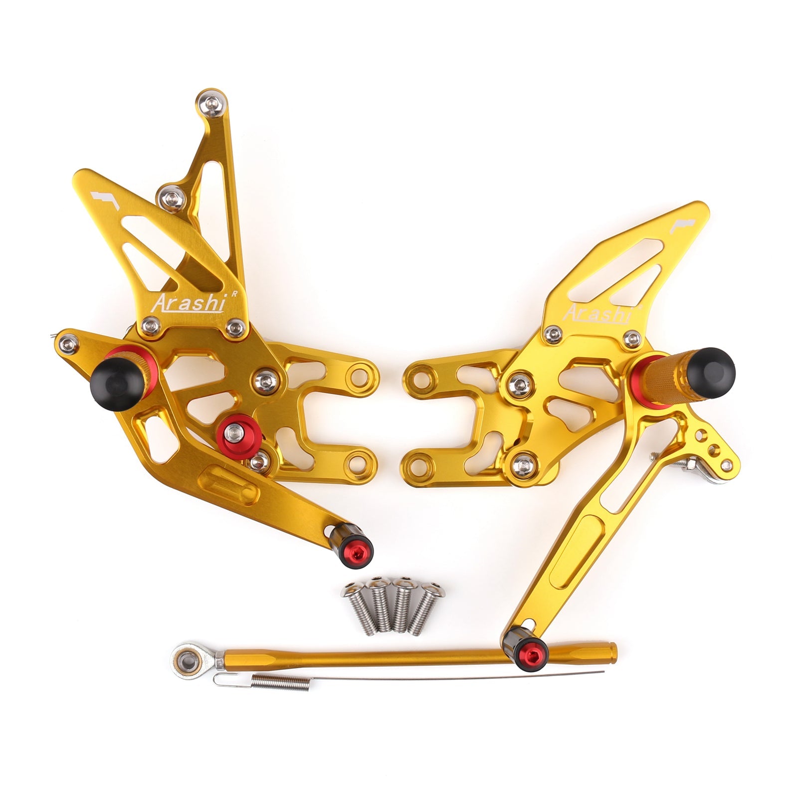 2004-2005 Kawasaki ZX10R ZX 10R BAKSET Bakersett Fotpegs Justerbar generisk