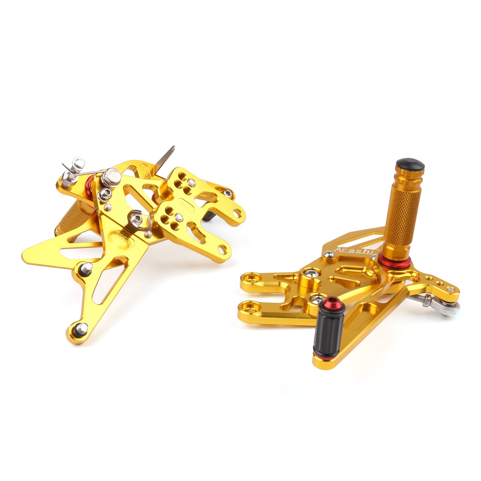 2004-2005 Kawasaki ZX10R ZX 10R BAKSET Bakersett Fotpegs Justerbar generisk