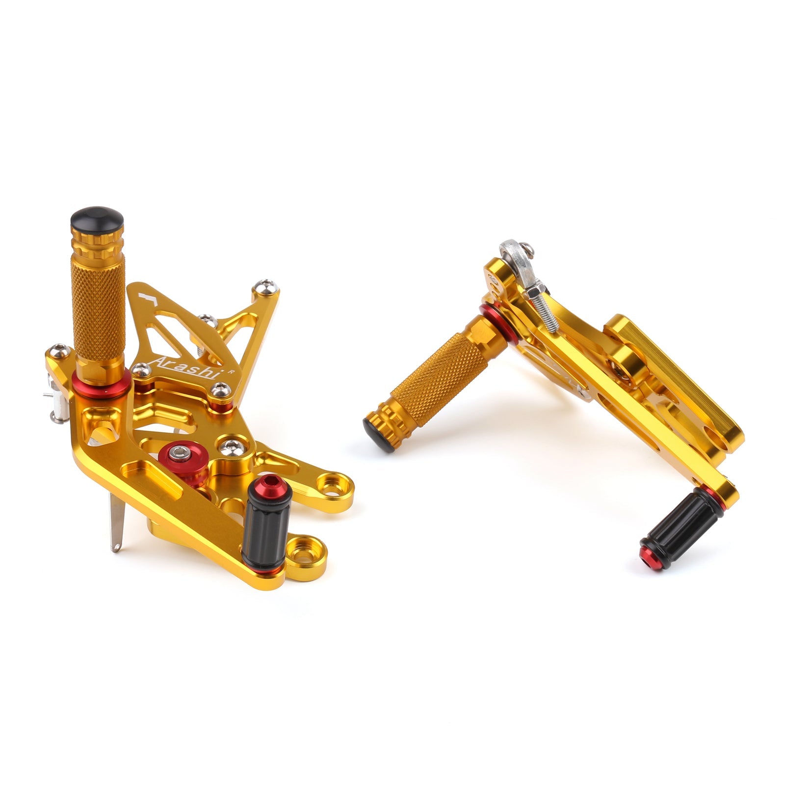 2004-2005 Kawasaki ZX10R ZX 10R BAKSET Bakersett Fotpegs Justerbar generisk