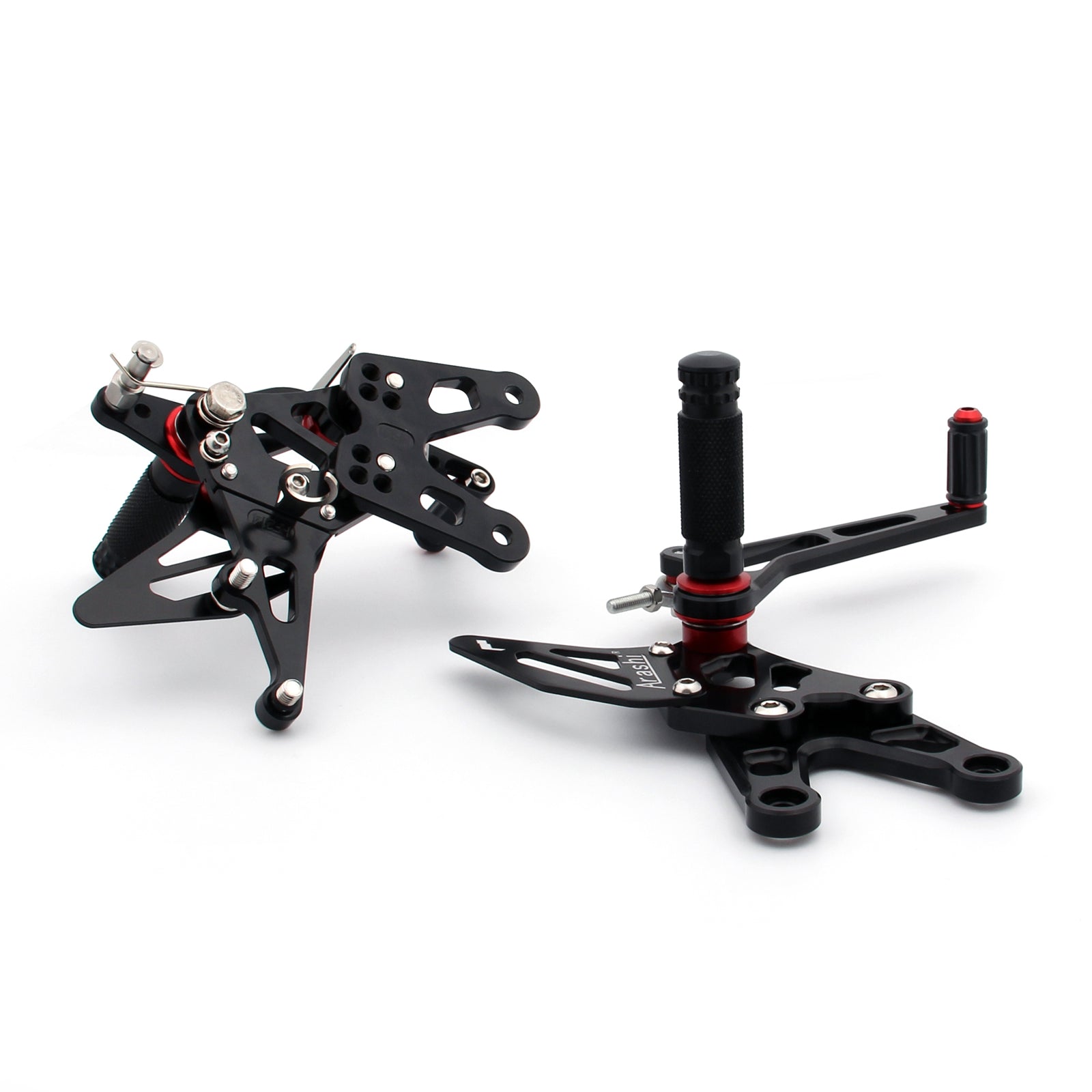 Bakset bakre set fotpinnar justerbara för Kawasaki ZX10R ZX 10R 2006-2007 Generic