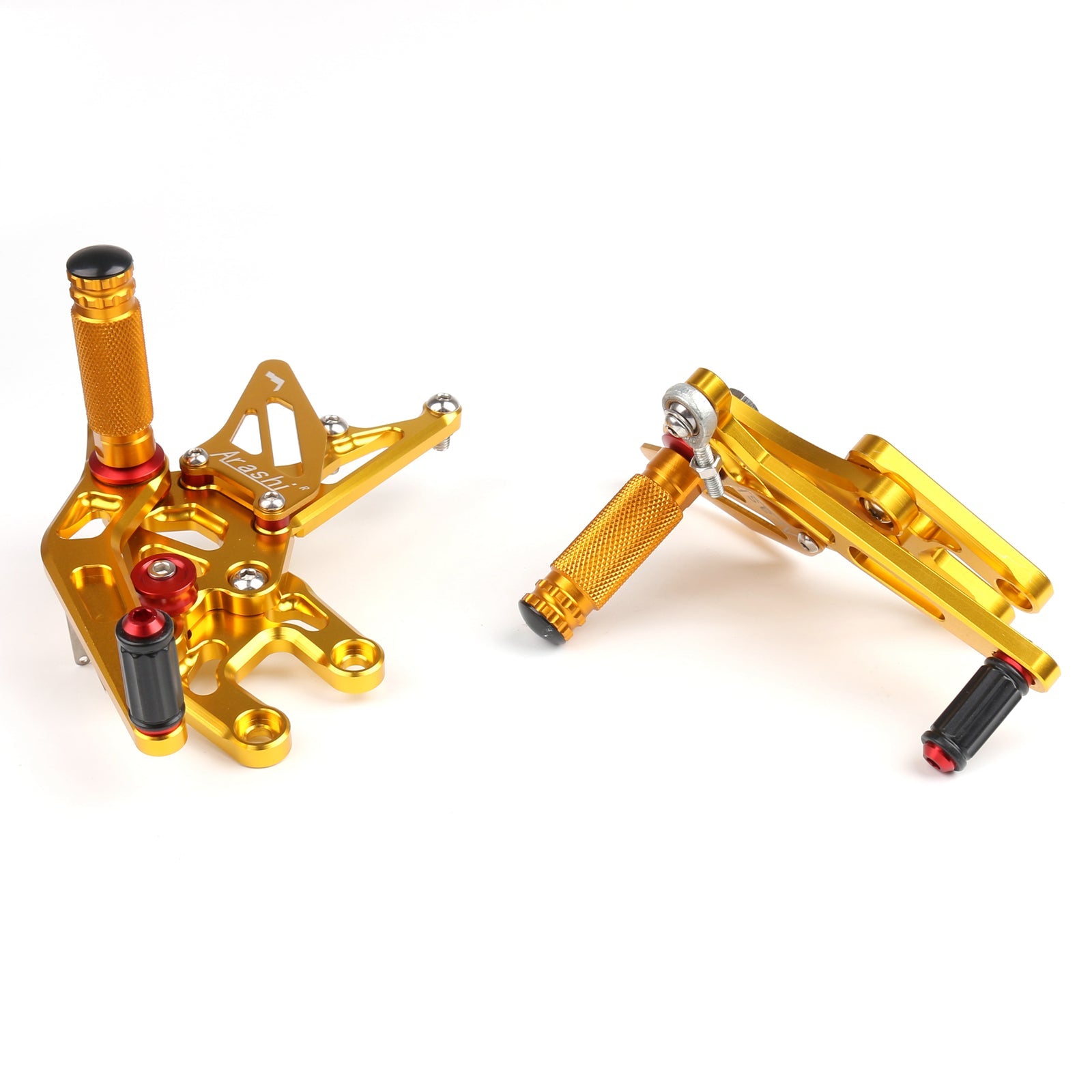 Bakset bakre set fotpinnar justerbara för Kawasaki ZX10R ZX 10R 2006-2007 Generic