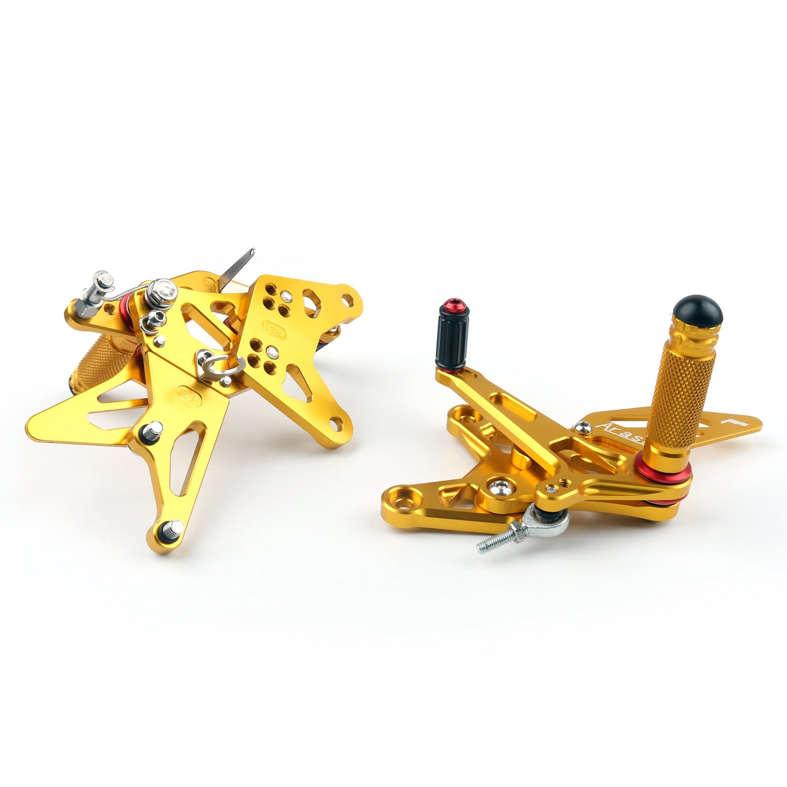 Bakset bakre set fotpinnar justerbara för kawasaki zx6r zx 6r 2009-2011 Generic