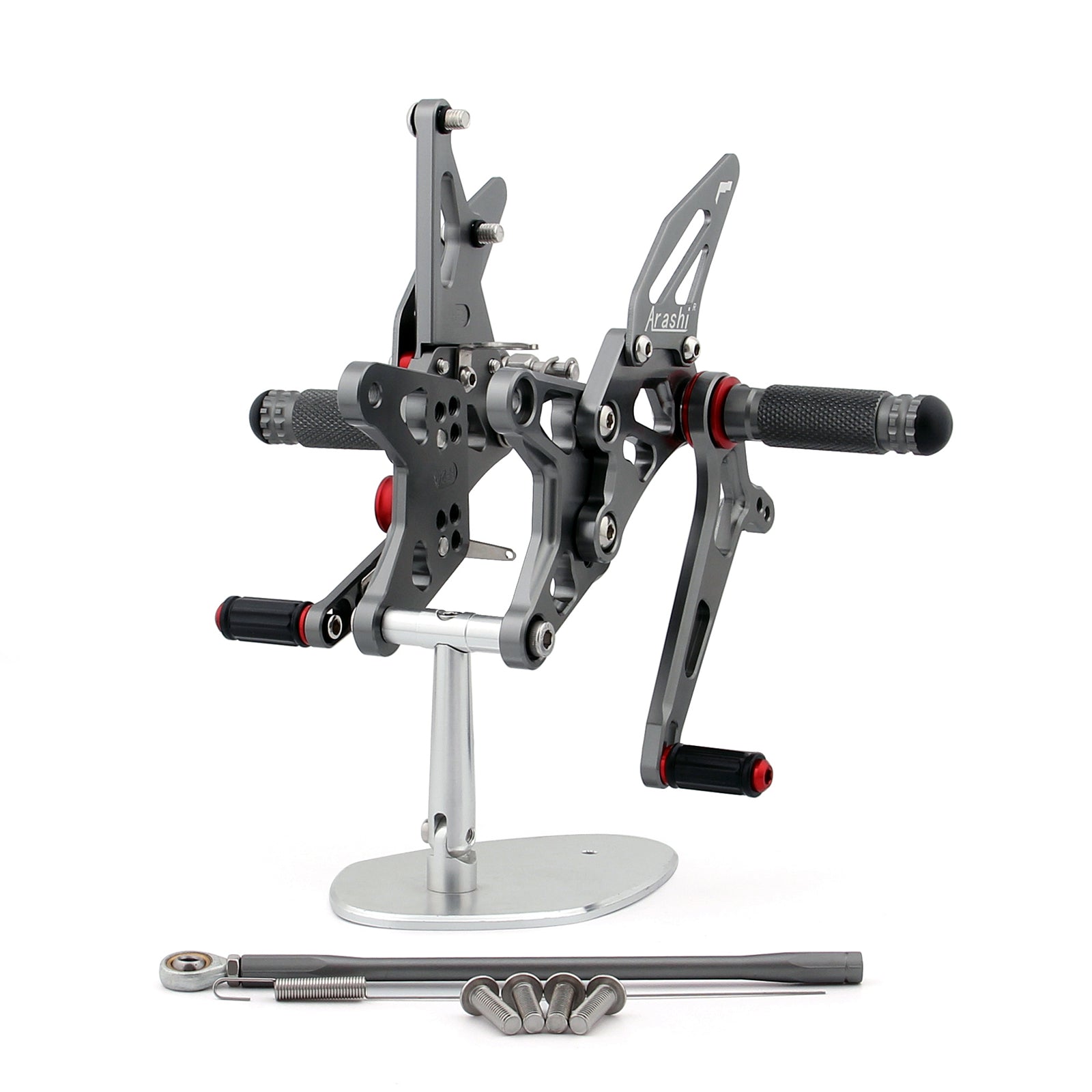 Bakset bakre set fotpinnar justerbara för kawasaki zx6r zx 6r 2009-2011 Generic