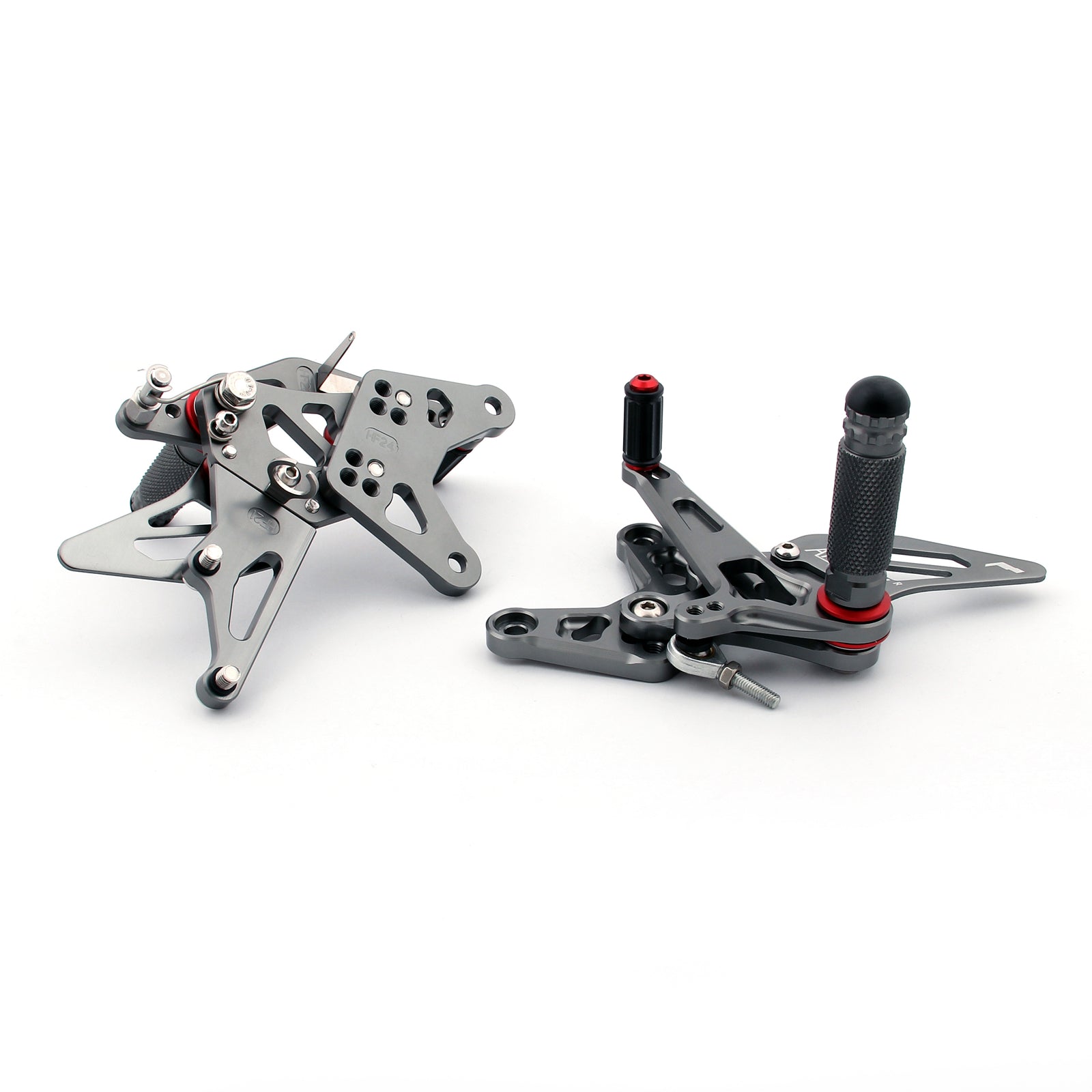 Bakset bakre set fotpinnar justerbara för kawasaki zx6r zx 6r 2009-2011 Generic