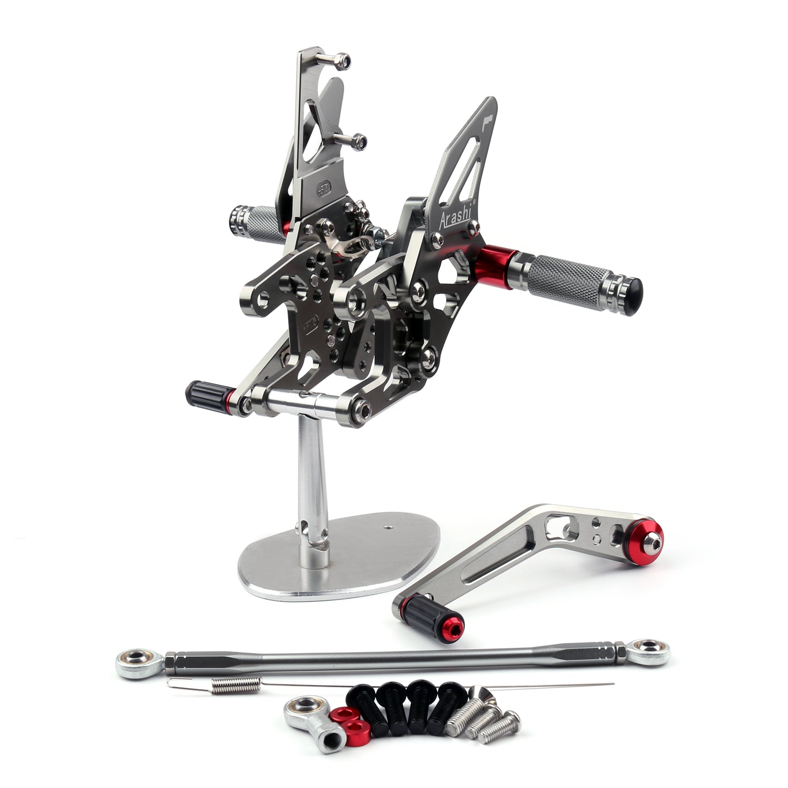 Rearset Foot Pugs Bakre sett fotstøtte for Honda CBR1000 CBR 1000 2012-2018 Generisk
