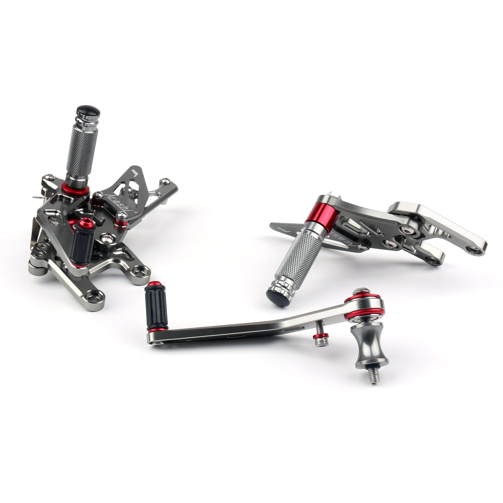 Rearset Foot Pugs Bakre sett fotstøtte for Honda CBR1000 CBR 1000 2012-2018 Generisk
