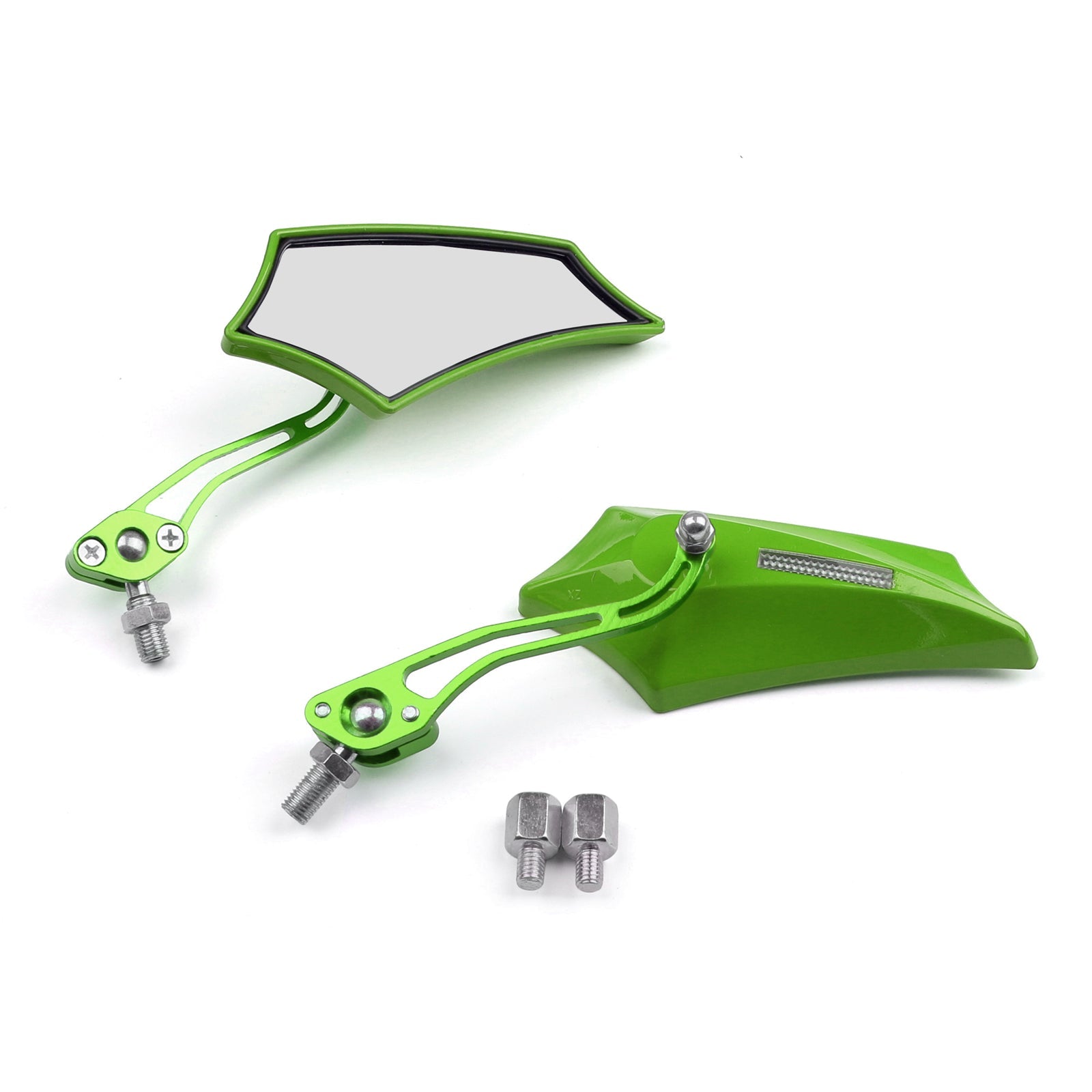 Rétroviseurs pour moto Chopper Cruiser Street Dirt Bike, 8mm 10mm générique
