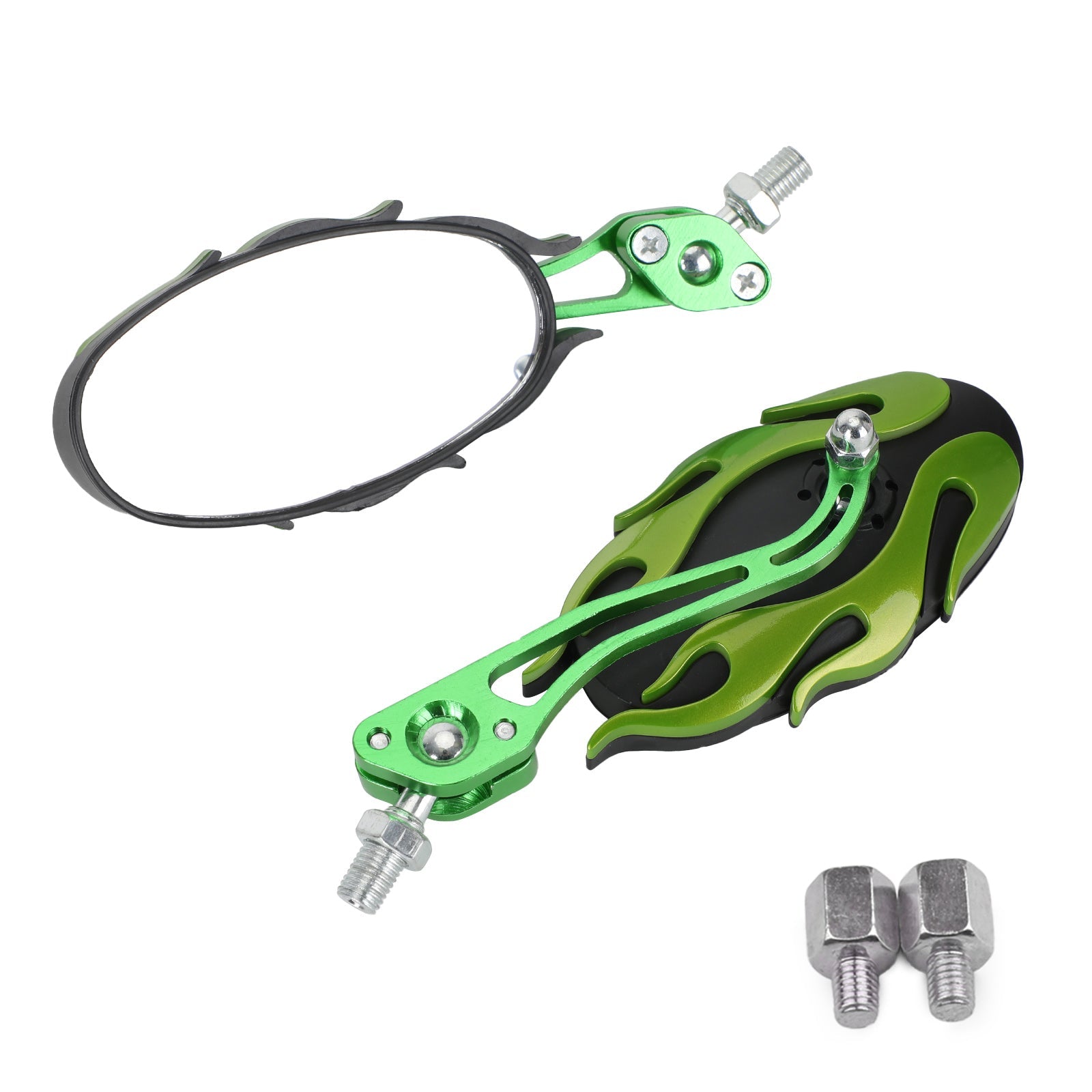 Universele motorfiets achteruitkijkspiegels Achteruitkijkspiegel 8 mm 10 mm Generiek