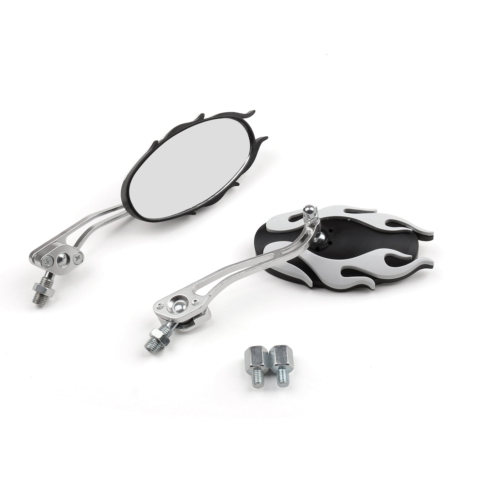 Universele motorfiets achteruitkijkspiegels Achteruitkijkspiegel 8 mm 10 mm Generiek