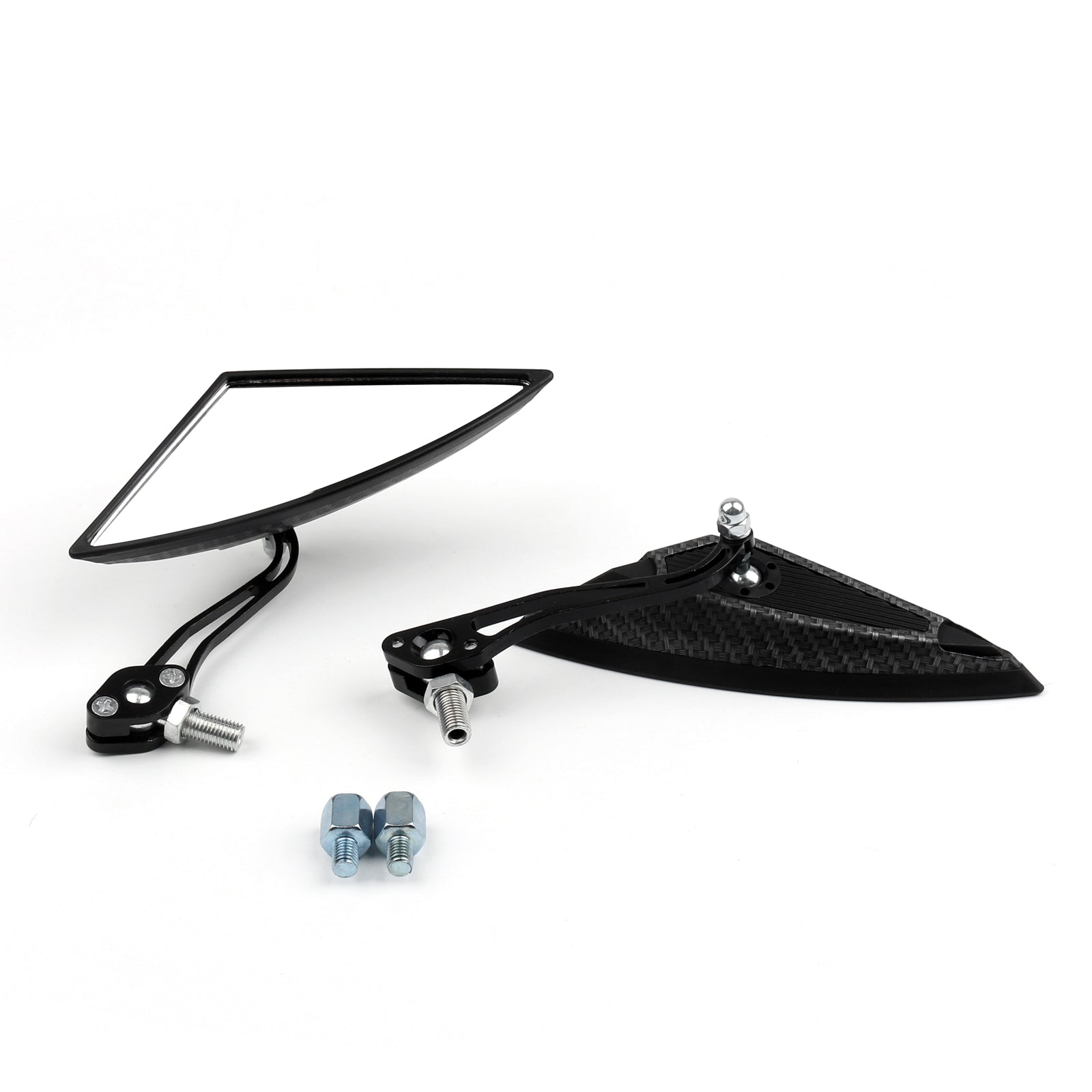 Motorsykkel scooter side bakspeil speil modifikasjon speil 8mm 10mm generisk