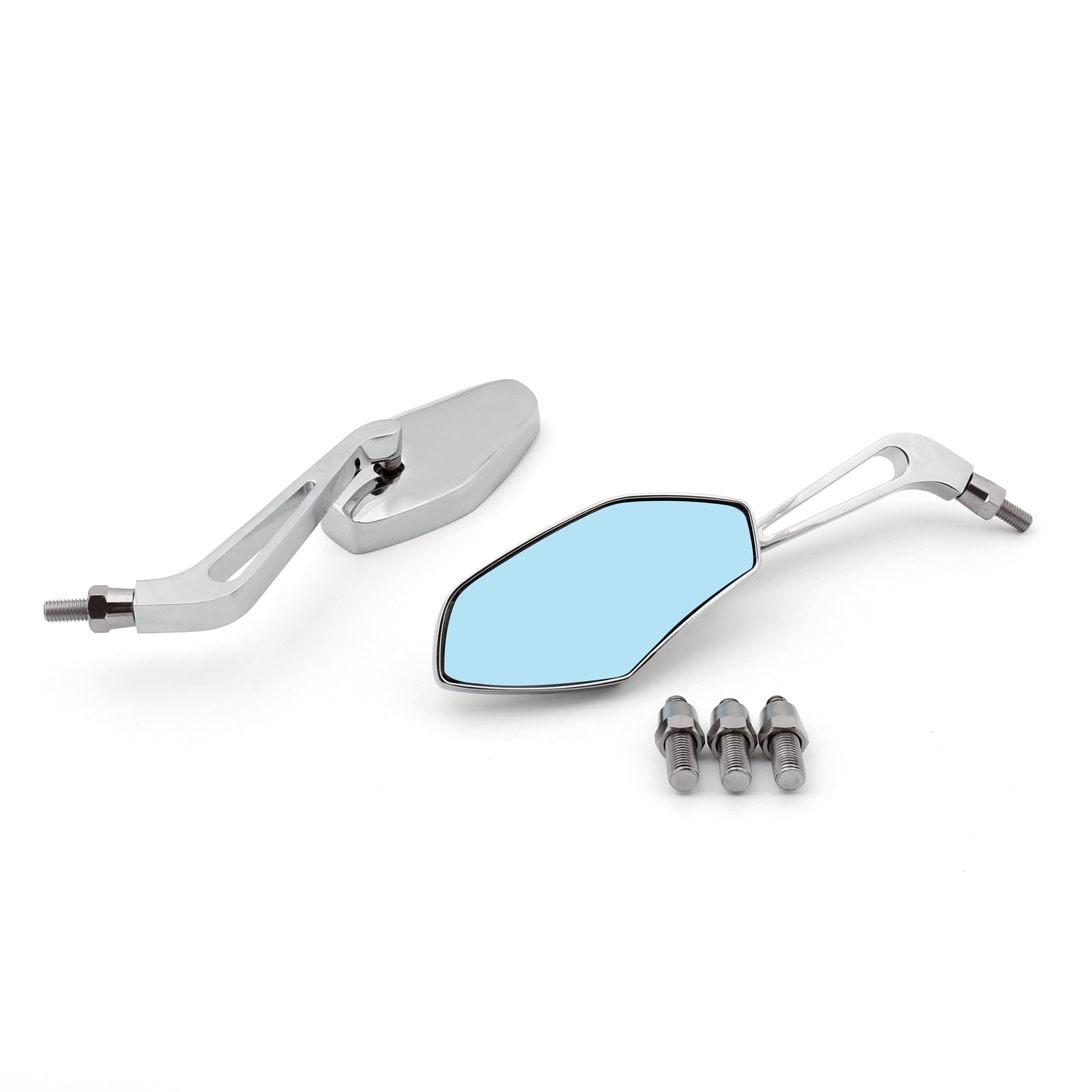 Universal 8mm 10mm Motorcykelkryssare Sidospeglar för Harley Generic