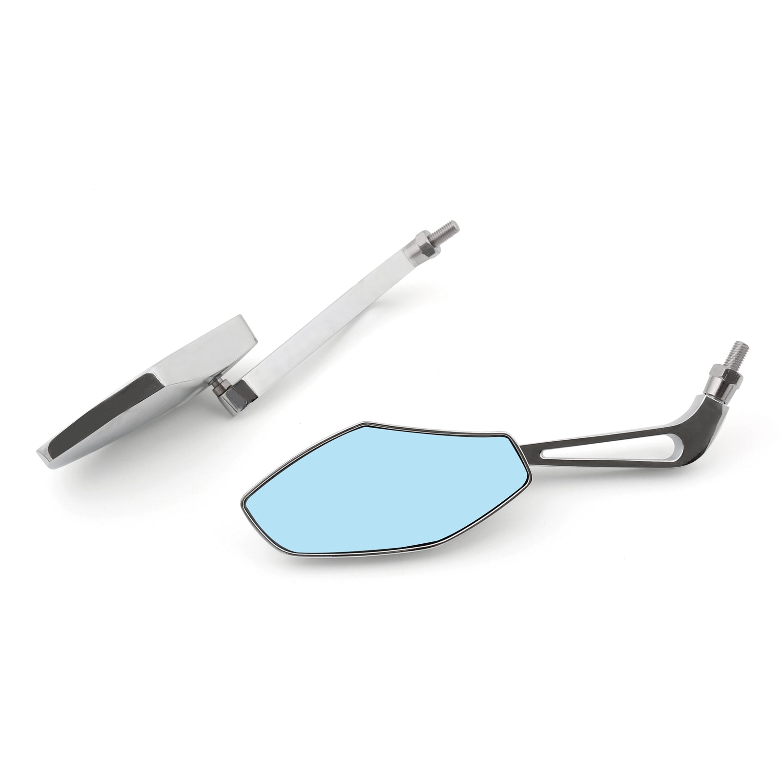 Universal 8mm 10mm Motorcykelkryssare Sidospeglar för Harley Generic