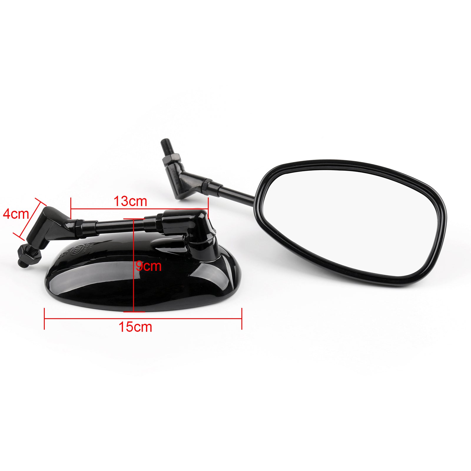 Motocykel Zadné zrkadlá pre Yamaha V-Max XJR 1200 MT-03 FZ6 04-09 XV950 Generic