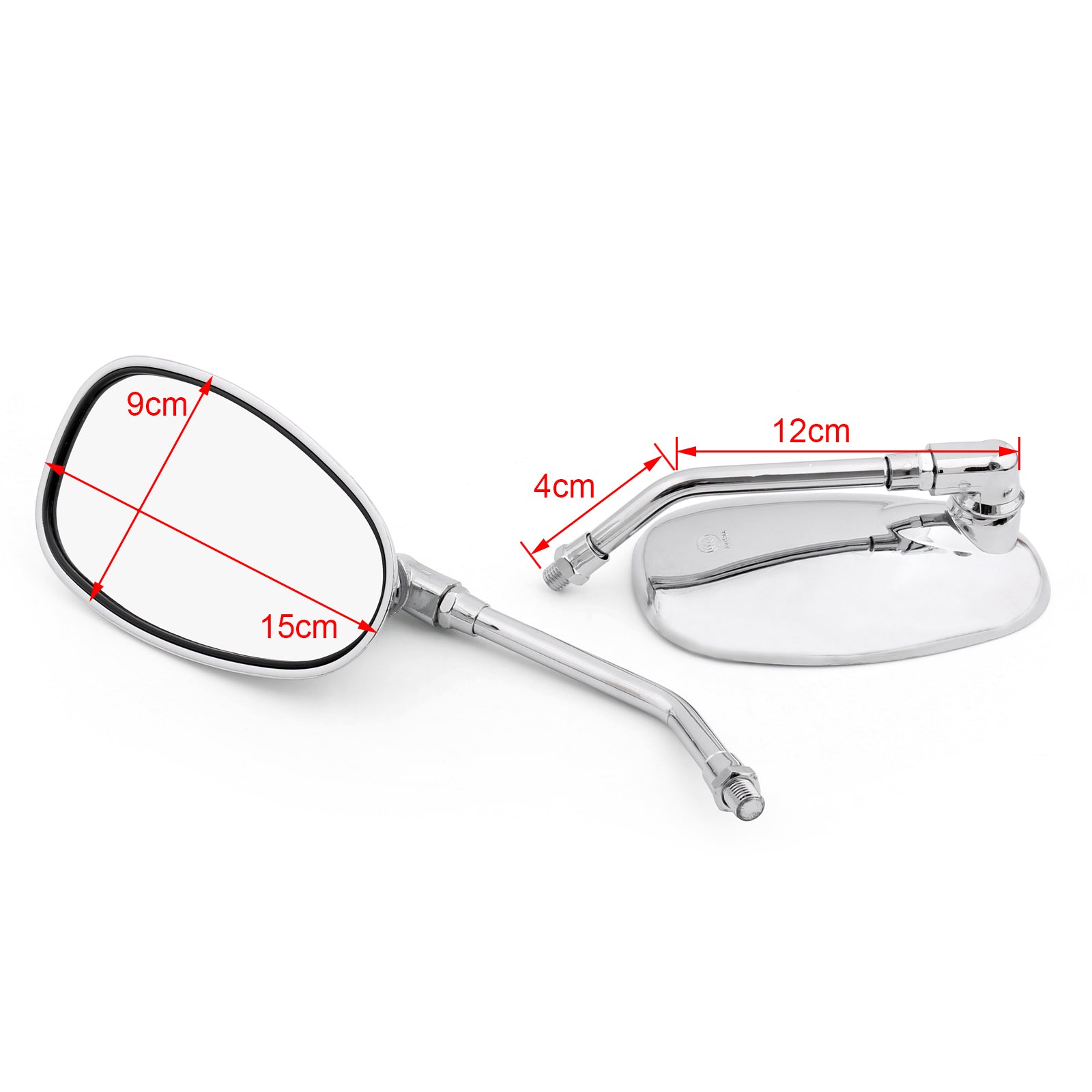 Motorcycle arrière de 10 mm Mermeurs arrière pour Yamaha XV1100/535/750 SR 125/185/250 SRX 600 générique