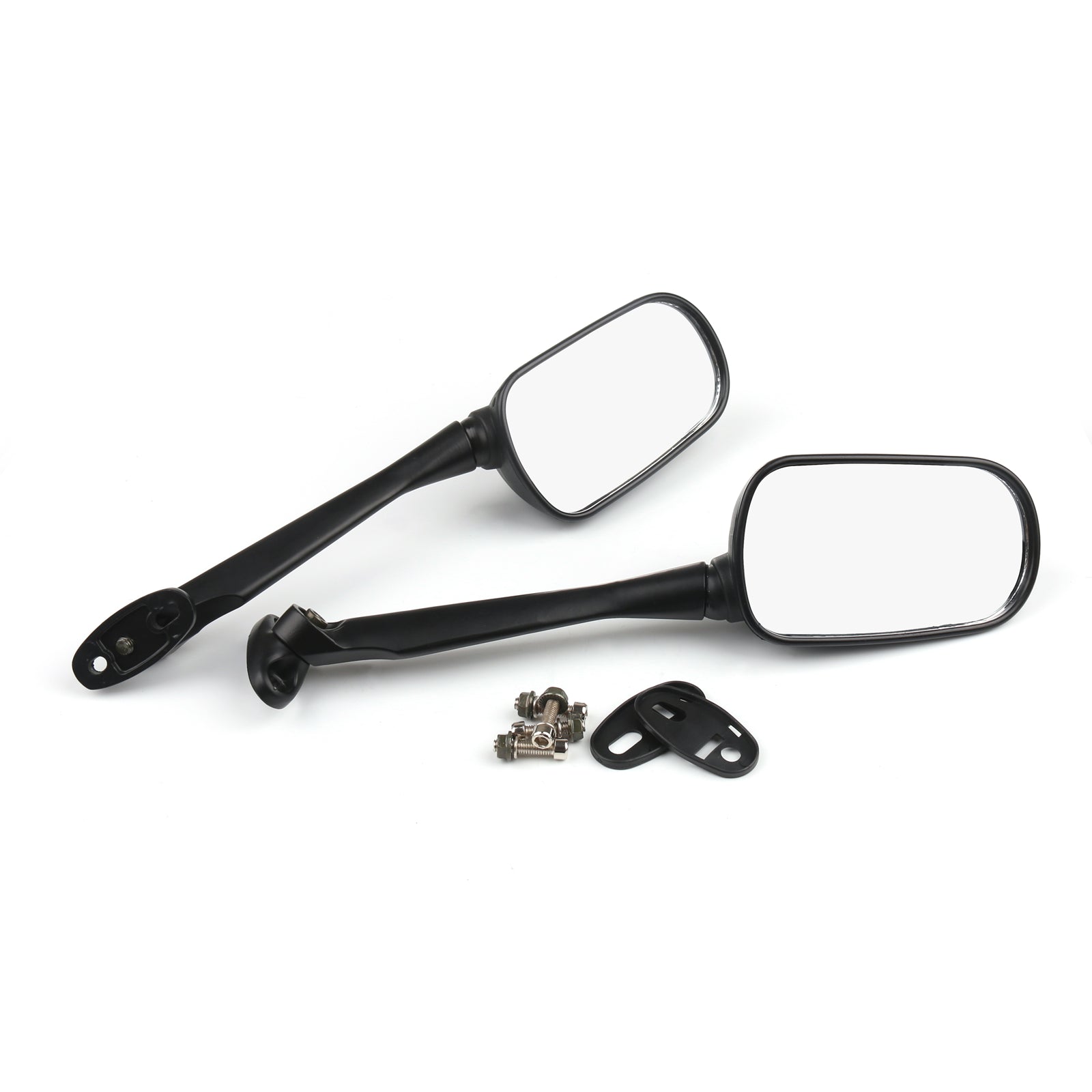 Par svart motorsykkel bakside speil for Honda CBR250 11-12 CB1300S 03-12 Generisk