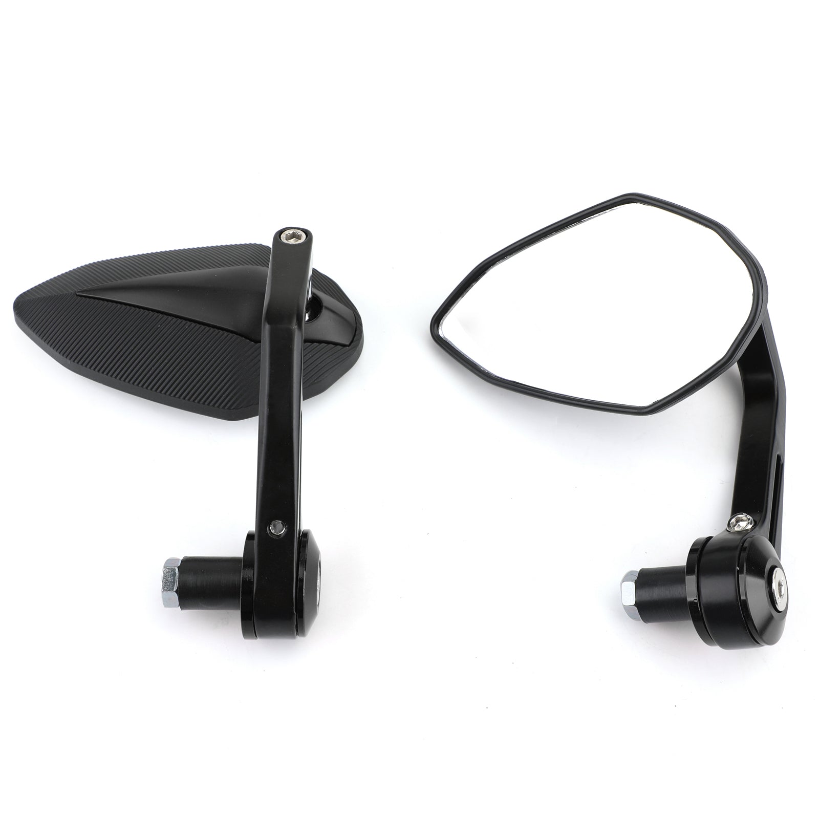 Rétroviseurs latéraux CNC pour moto 7/8, extrémité de la barre de poignée, pour Bobber Cafe Racer générique