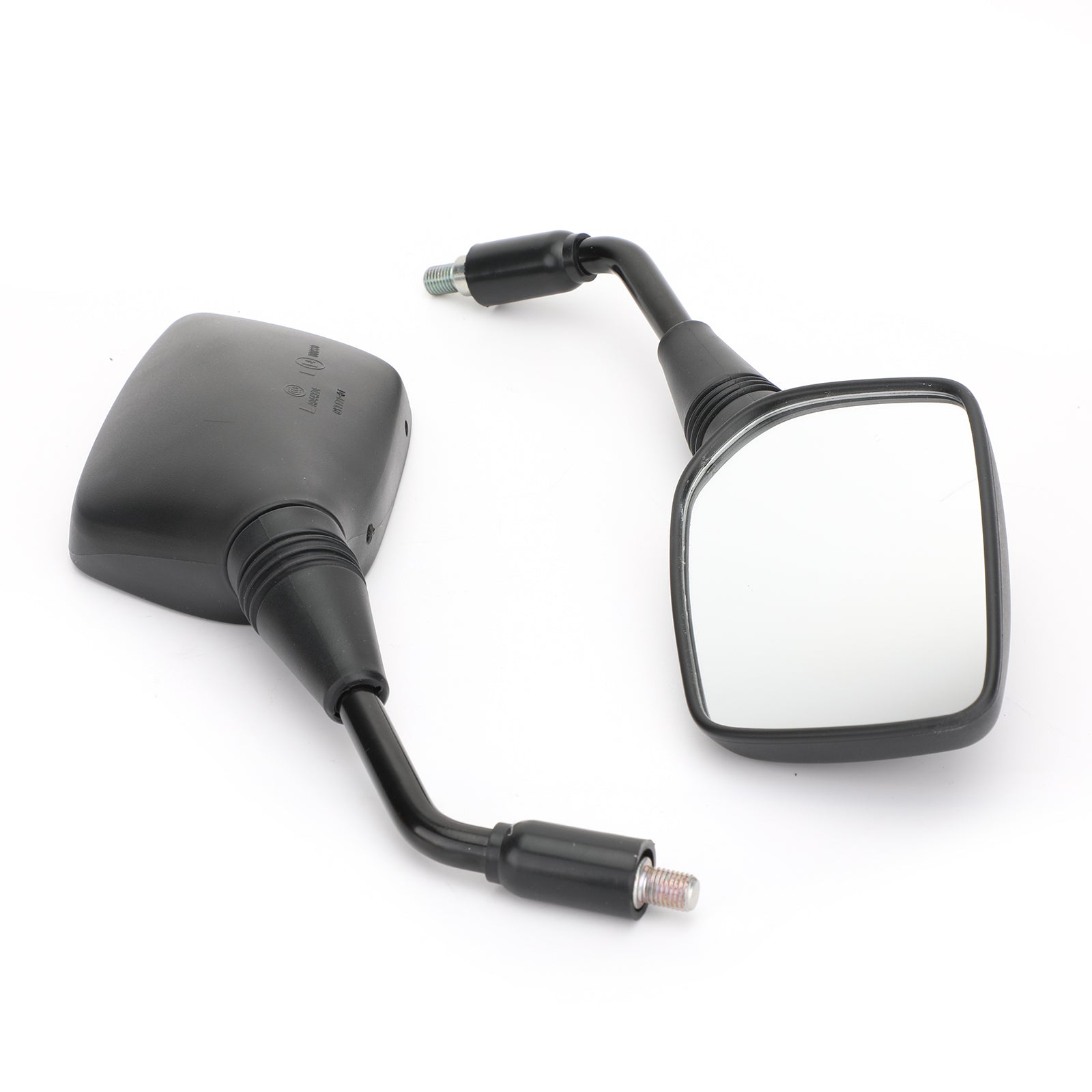 Svarta backspeglar för Suzuki GW250 Inazuma 14-17 DL250 V-Strom 06-18 Generisk