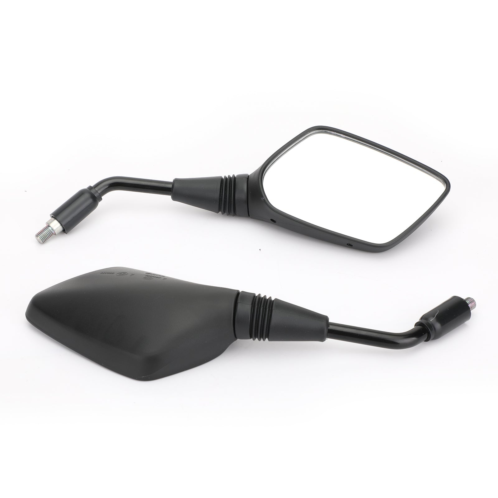Svarta backspeglar för Suzuki GW250 Inazuma 14-17 DL250 V-Strom 06-18 Generisk