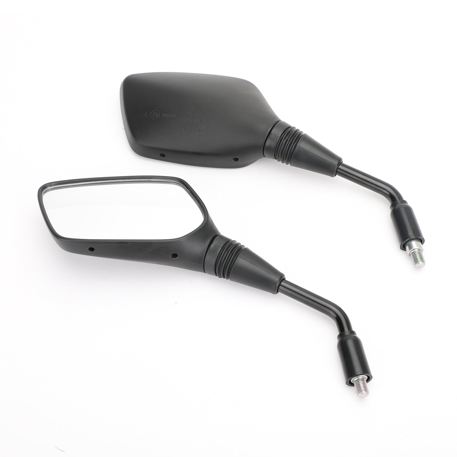 Svarta backspeglar för Suzuki GW250 Inazuma 14-17 DL250 V-Strom 06-18 Generisk