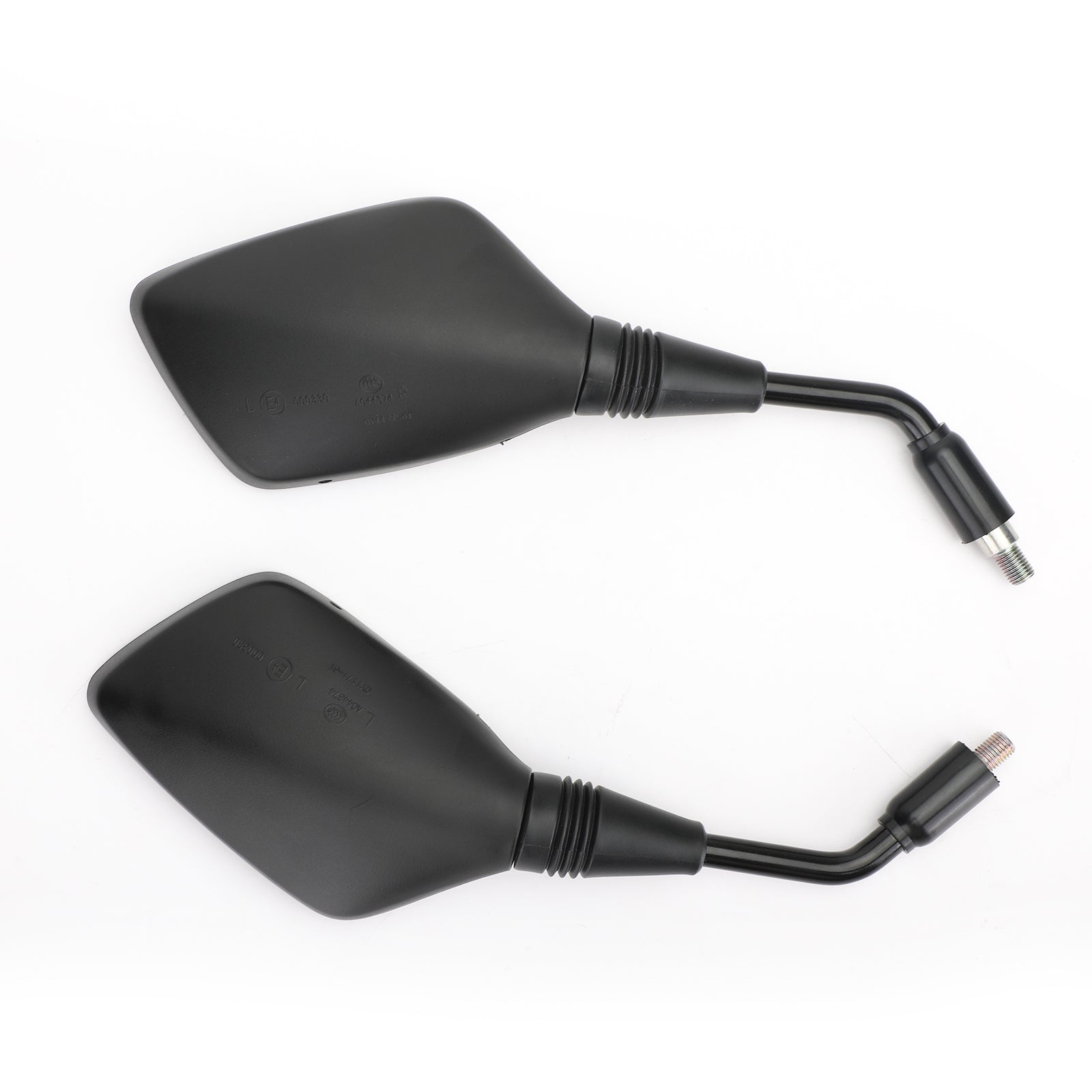 Svarta backspeglar för Suzuki GW250 Inazuma 14-17 DL250 V-Strom 06-18 Generisk