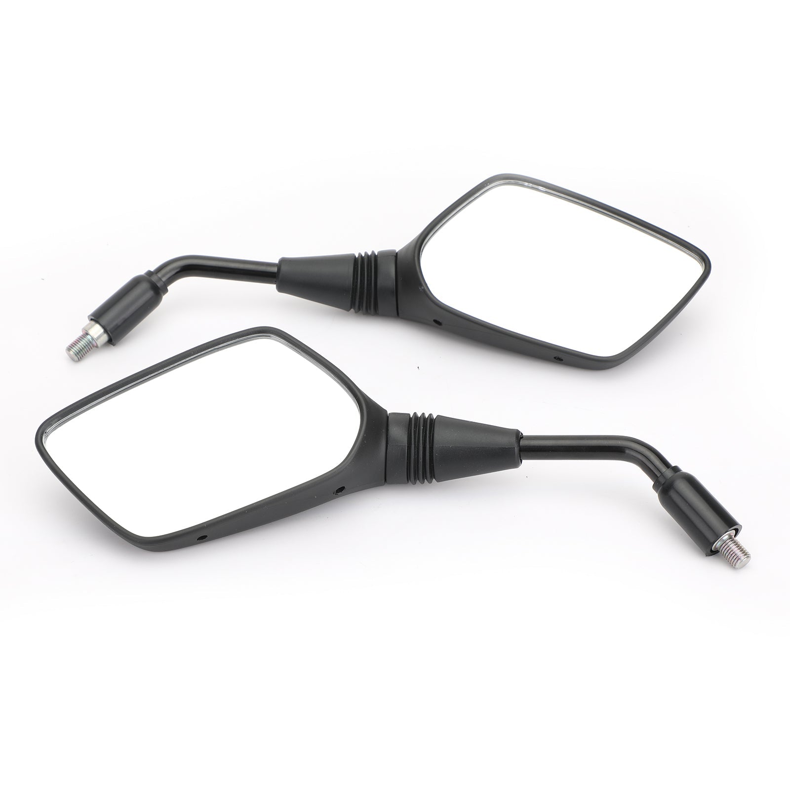 Svarta backspeglar för Suzuki GW250 Inazuma 14-17 DL250 V-Strom 06-18 Generisk