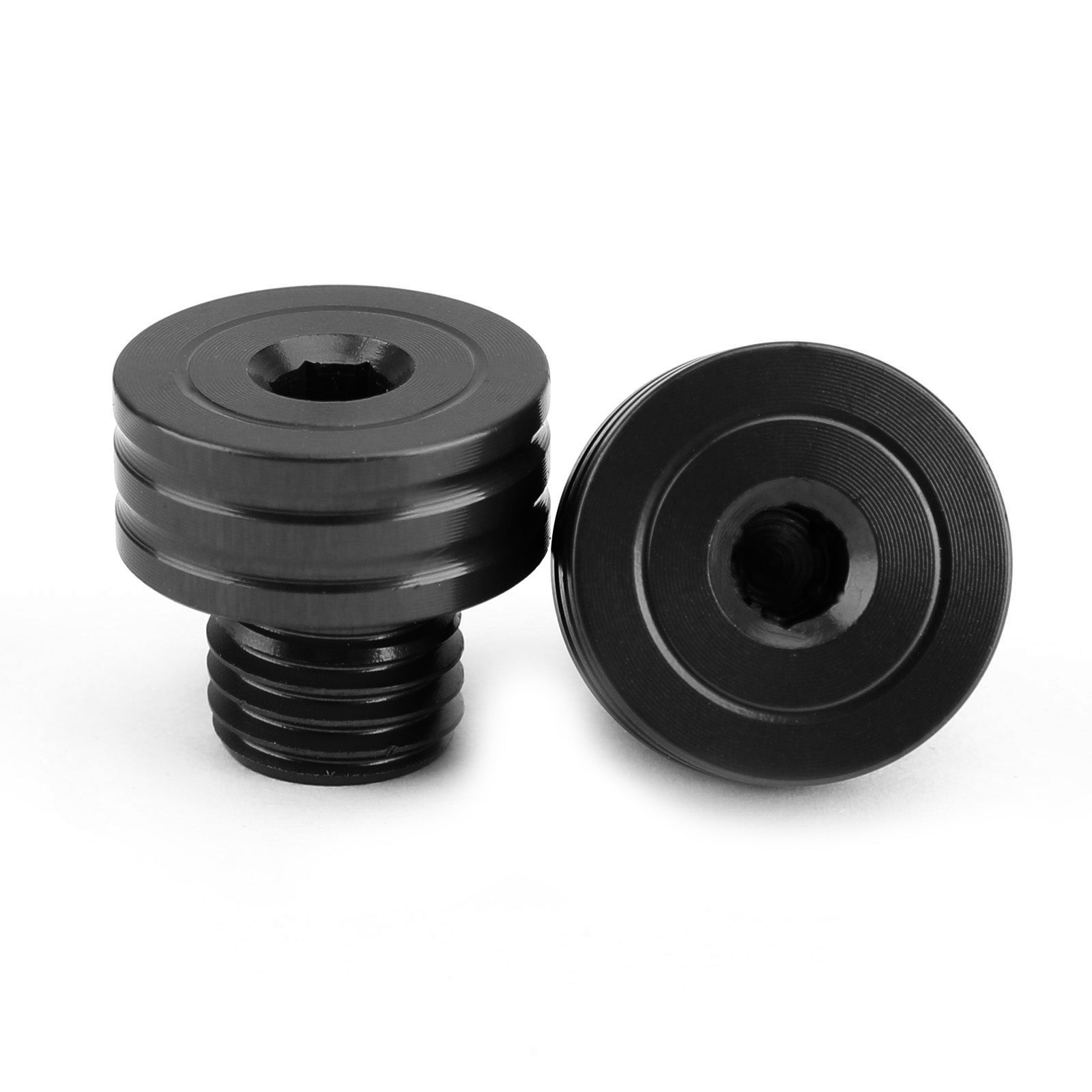 Vis de bouchons de trou de miroir M10x1.25mm, pour Suzuki GSR400 DL650 SV650 GSX-S750 1000 générique