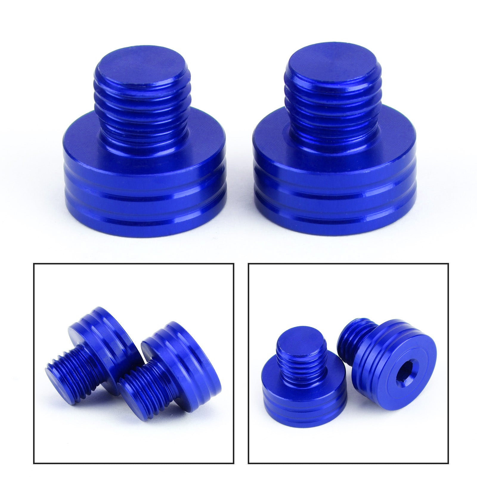 Vis de bouchons de trou de miroir M10x1.25mm, pour Suzuki GSR400 DL650 SV650 GSX-S750 1000 générique