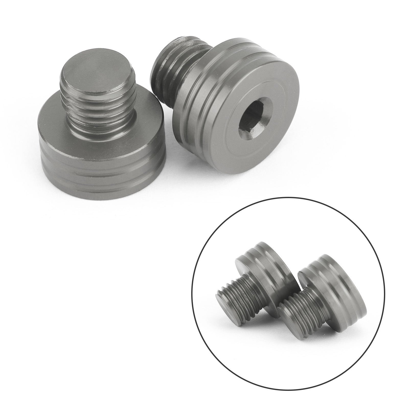 Vis de bouchons de trou de miroir M10x1.25mm, pour Suzuki GSR400 DL650 SV650 GSX-S750 1000 générique