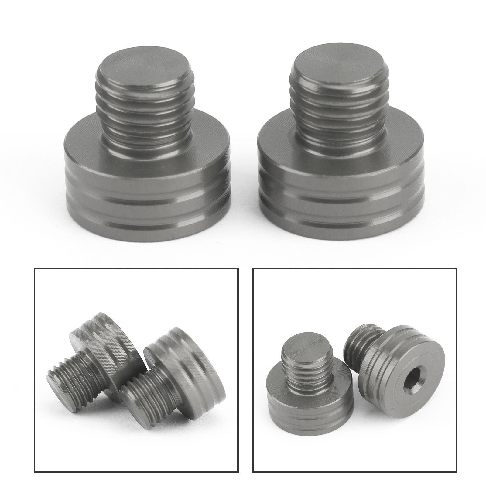 Vis de bouchons de trou de miroir M10x1.25mm, pour Suzuki GSR400 DL650 SV650 GSX-S750 1000 générique