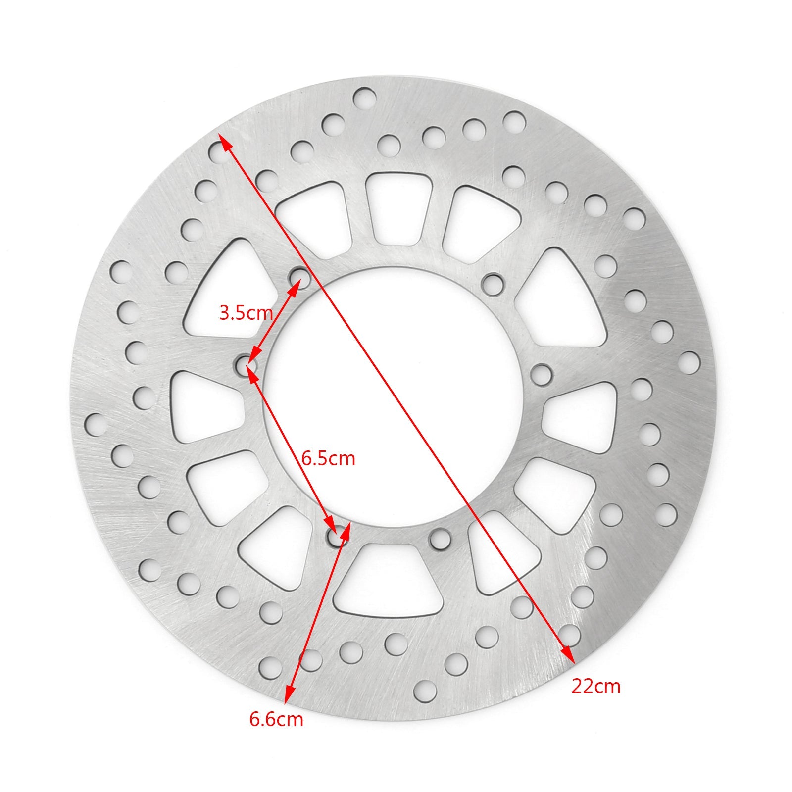 Remschijf voor Yamaha TW125(5EK/5RS) 99-04 200 2JL/4CS1/2/3/5 91-98 Generiek