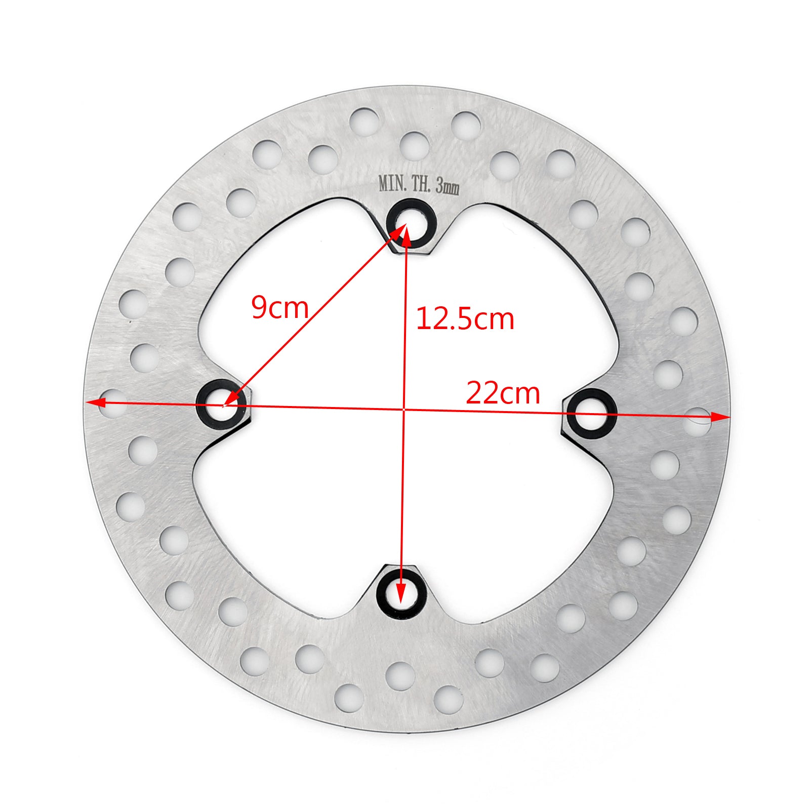 Zadná rotor brzdových diskov z nehrdzavejúcej ocele pre Honda CRF230L CRM250 XR250R XR400R/600 Generic
