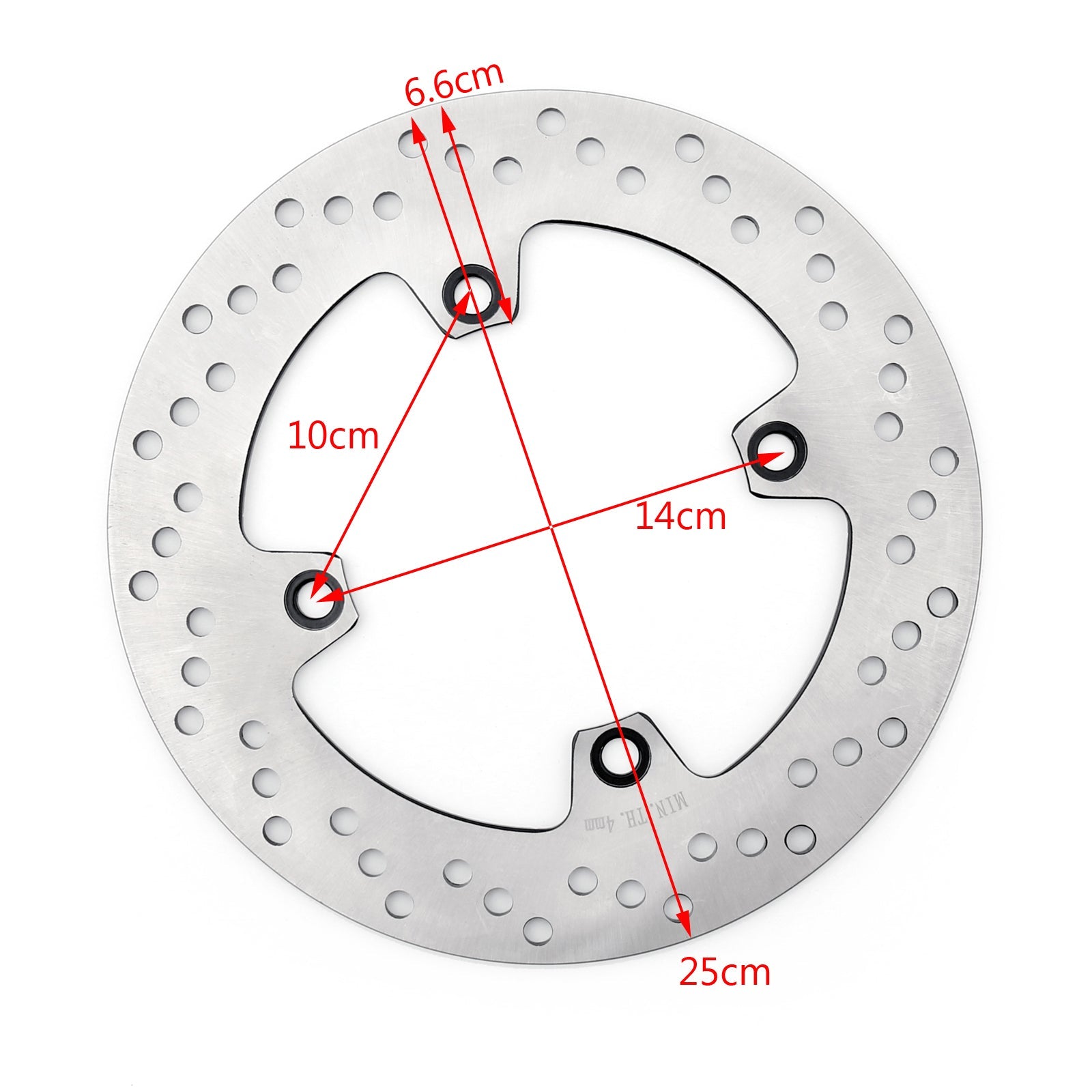 Rotor de disco de freno trasero para Suzuki AN650 Burgman Skywave 650 2001-2003 2002 Genérico