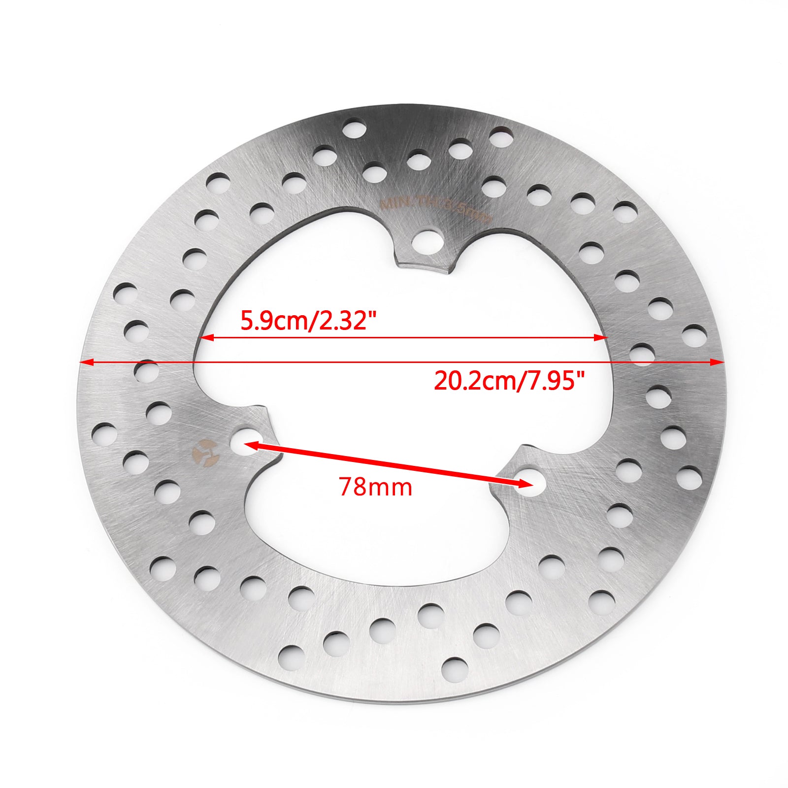 Achterschijfremrotor voor Yamaha XG250 TRICKER 04-17 XTZ250 05-2018 XT225 XT250 Generiek