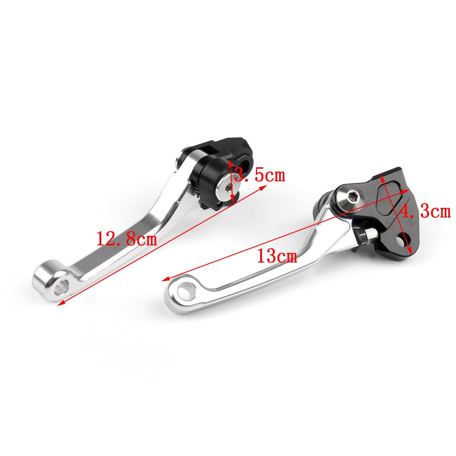Palancas de embrague de aleación de aluminio con freno pivotante para Kawasaki KX85 2001-2014